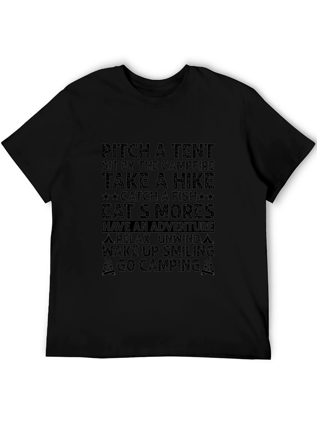 Camping Adventure Graphic T-Shirt