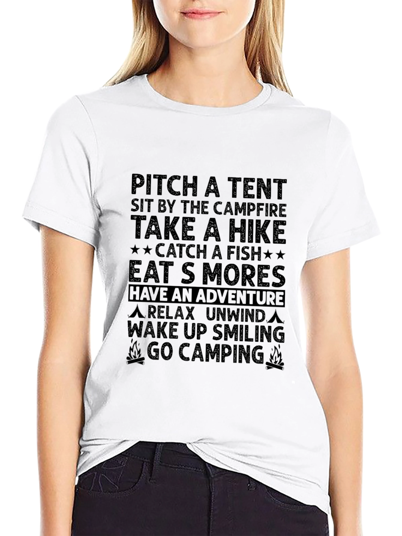 Camping Adventure Graphic T-Shirt
