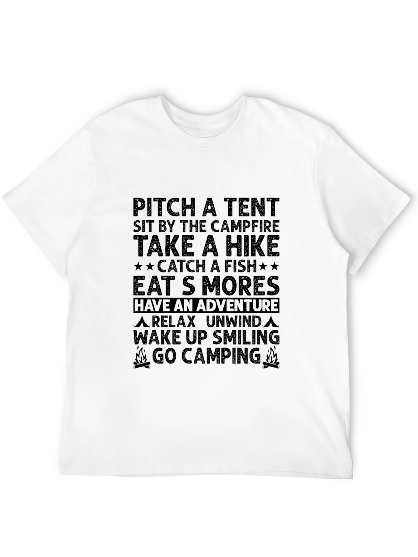 Camping Adventure Graphic T-Shirt