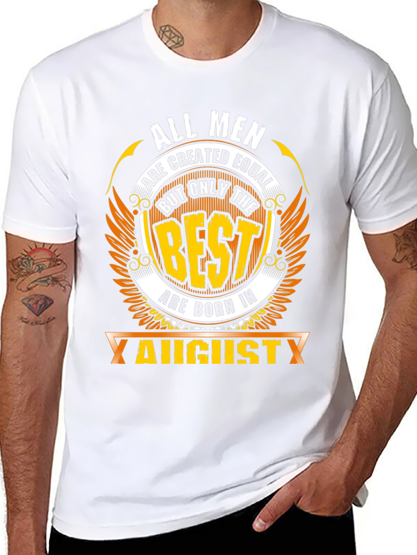 August Born Mens Graphic T-Shirt
