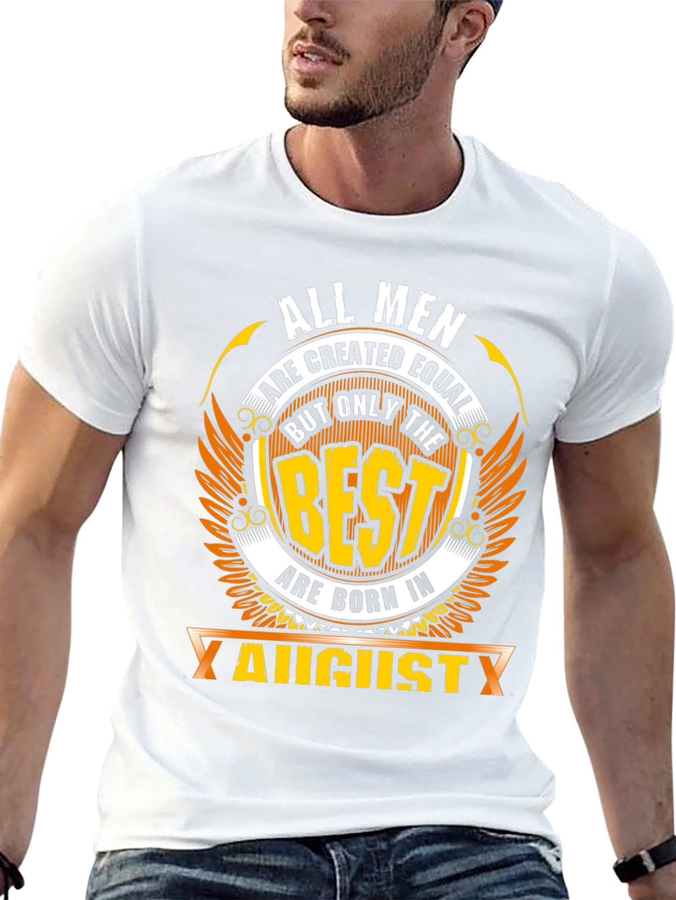 August Born Mens Graphic T-Shirt