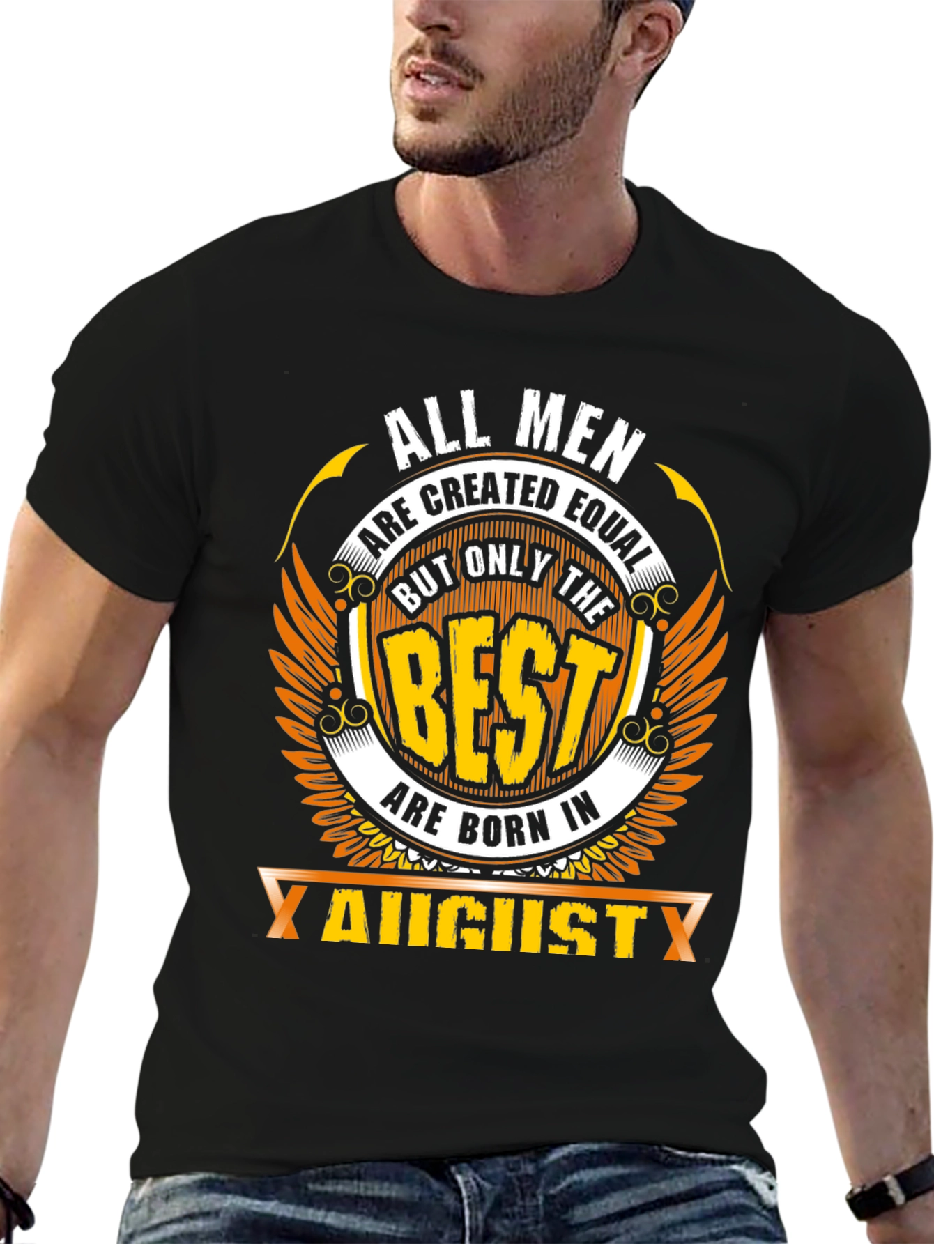 August Born Mens Graphic T-Shirt