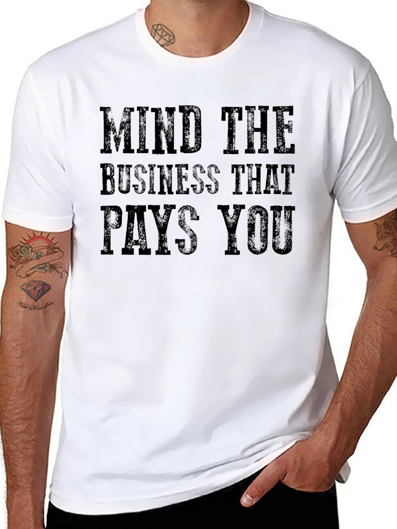Mind The Business T-Shirt - Black