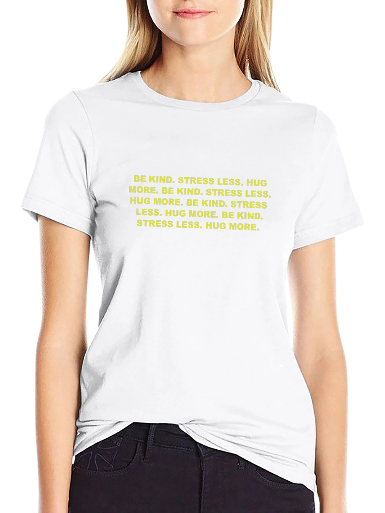 Be Kind Slogan Tee - Black Graphic T-Shirt