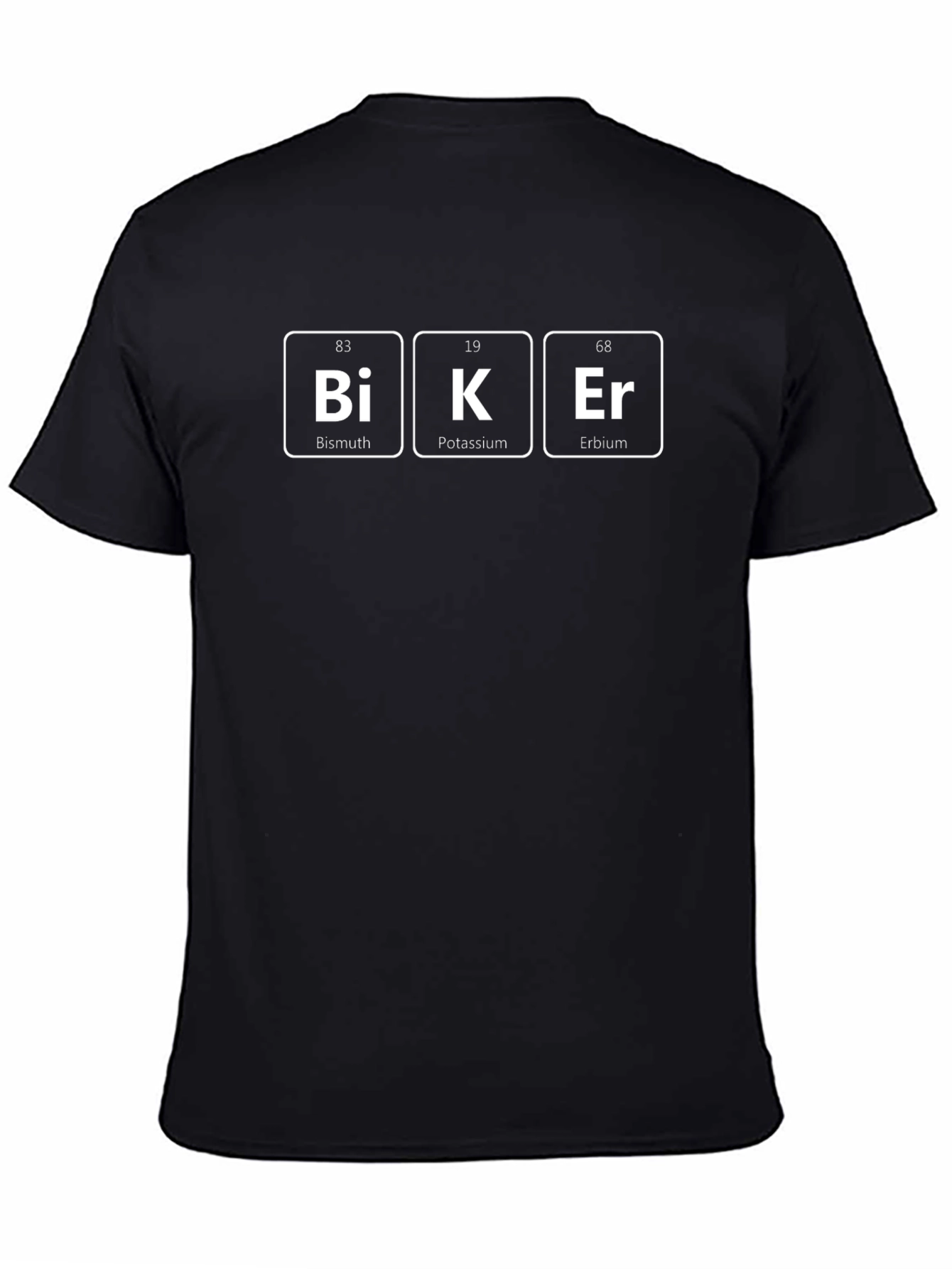Periodic Table Biker T-Shirt - Science Humor
