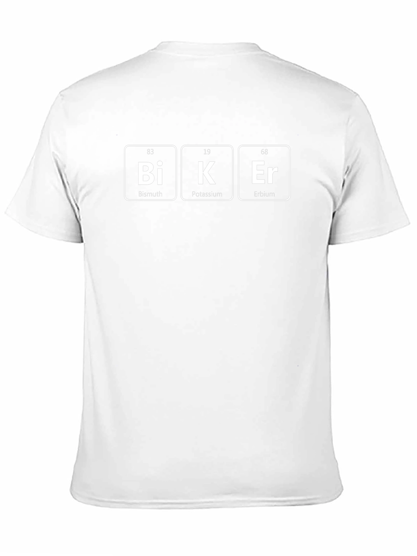 Periodic Table Biker T-Shirt - Science Humor