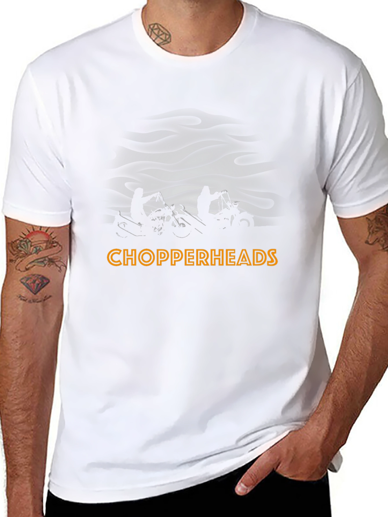 Chopperheads Graphic T-Shirt | Black Motorcycle Tee