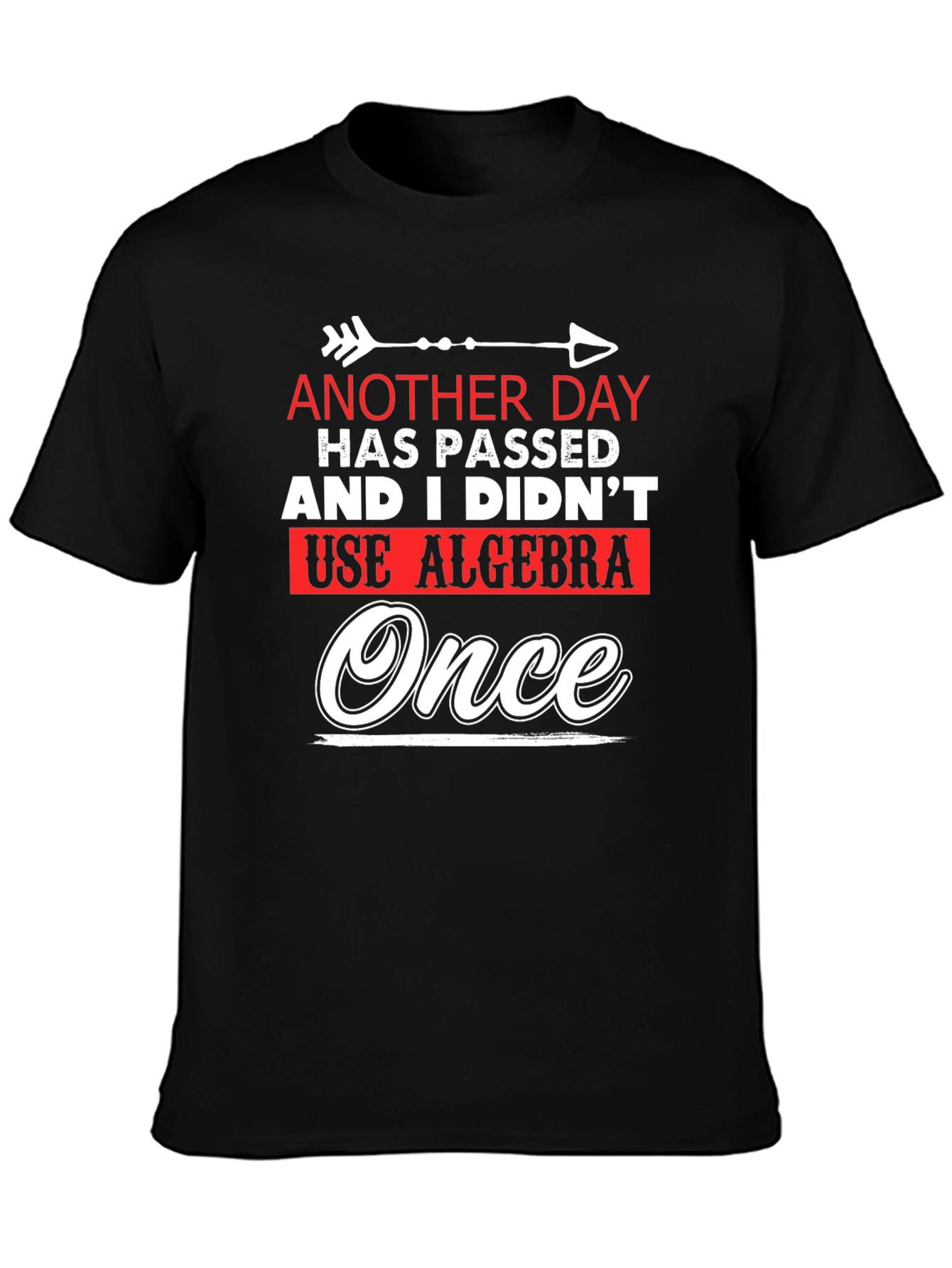 Funny Algebra T-Shirt: Another Day Without Algebra!