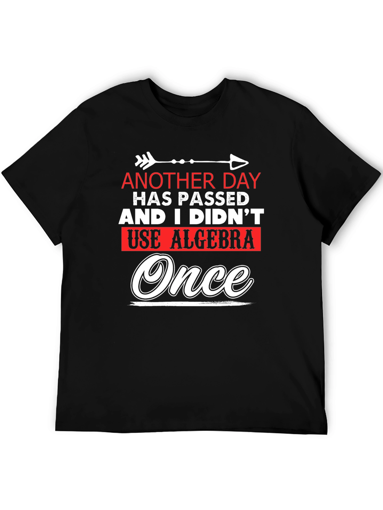 Funny Algebra T-Shirt: Another Day Without Algebra!