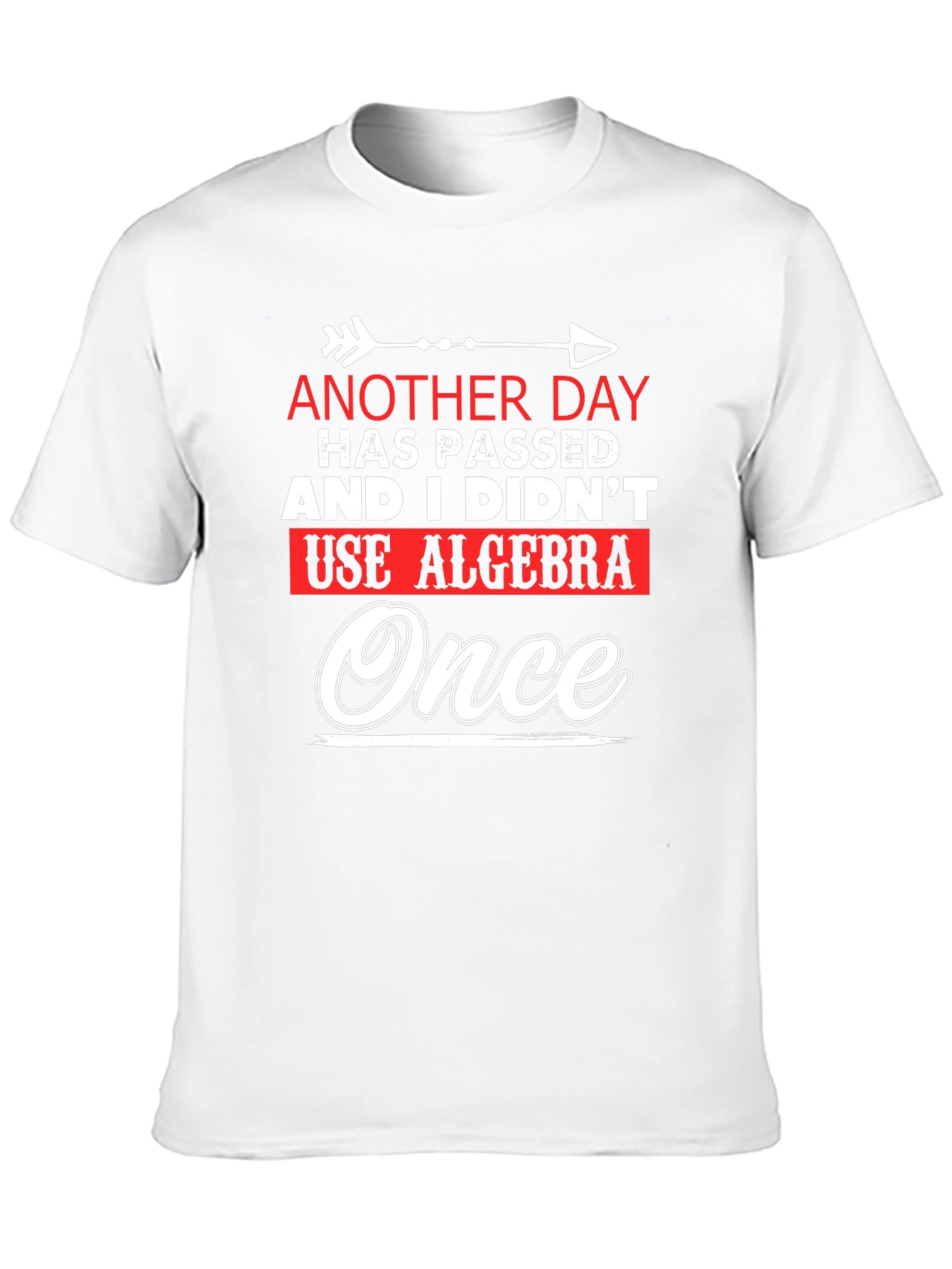 Funny Algebra T-Shirt: Another Day Without Algebra!