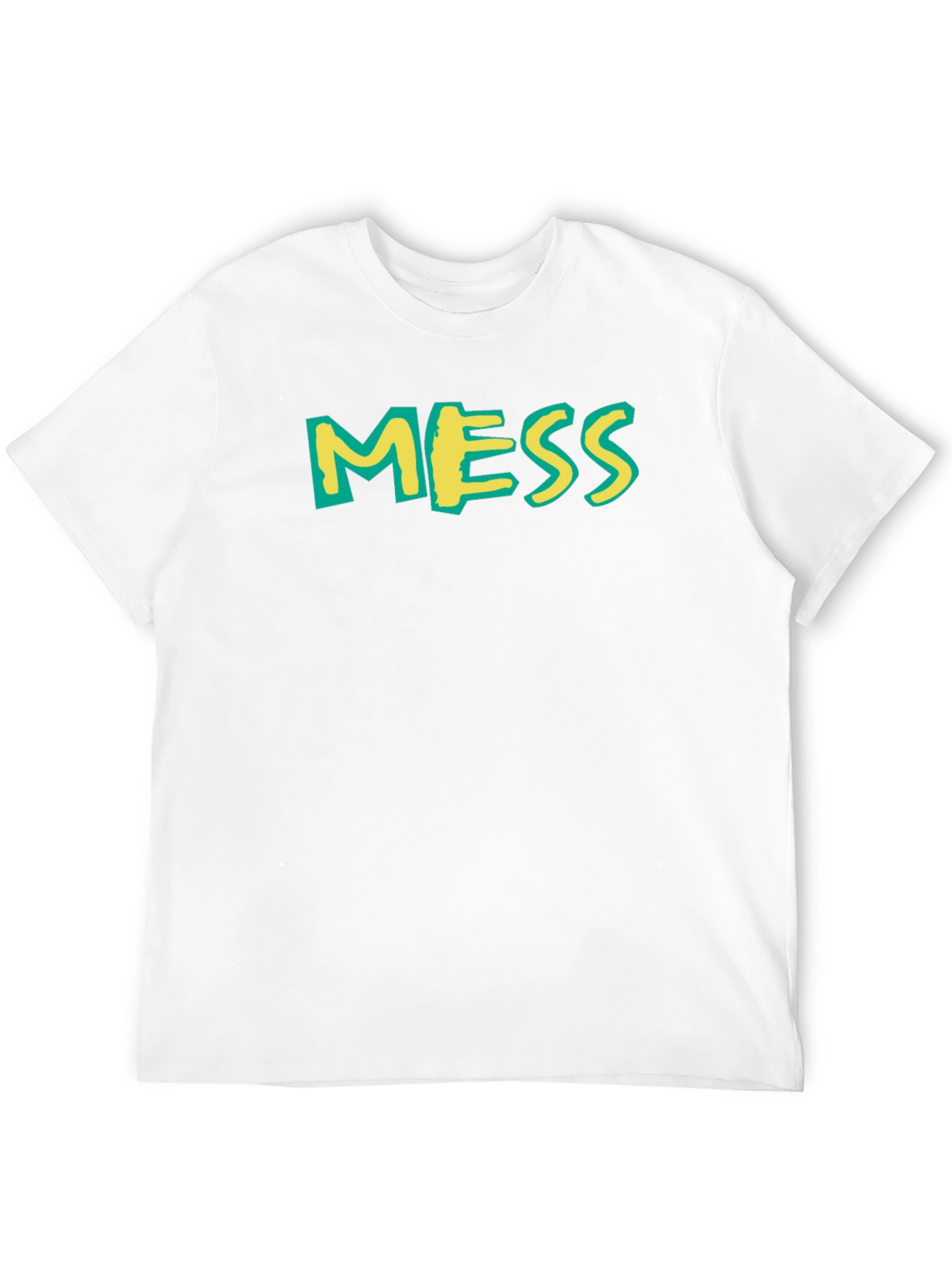 MESS Graphic Tee - Casual Black T-Shirt