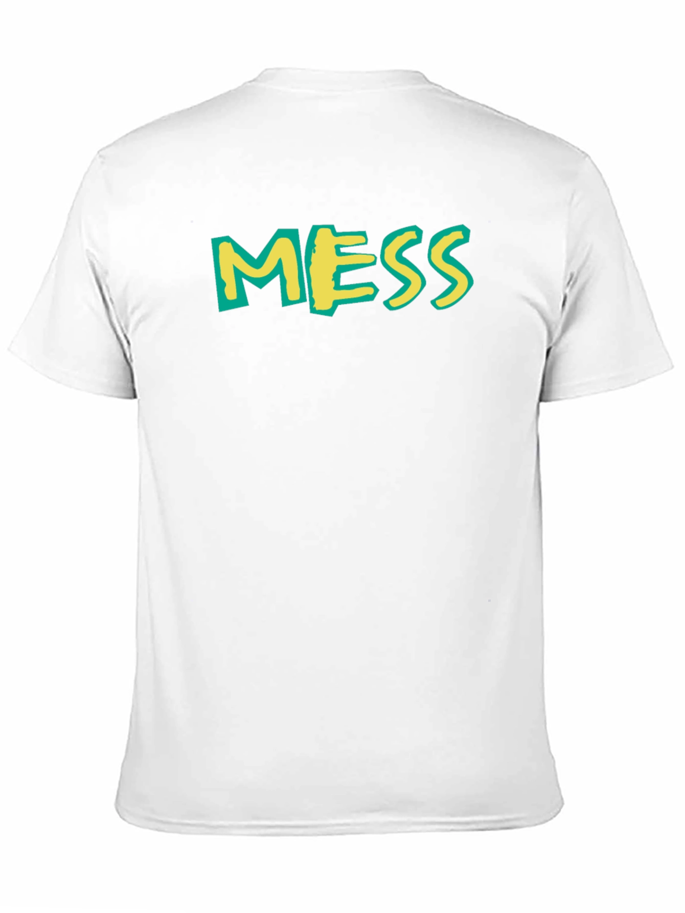 MESS Graphic Tee - Casual Black T-Shirt