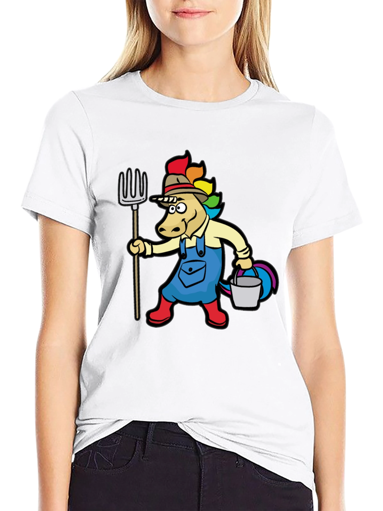 Unicorn Farmer Graphic Tee
