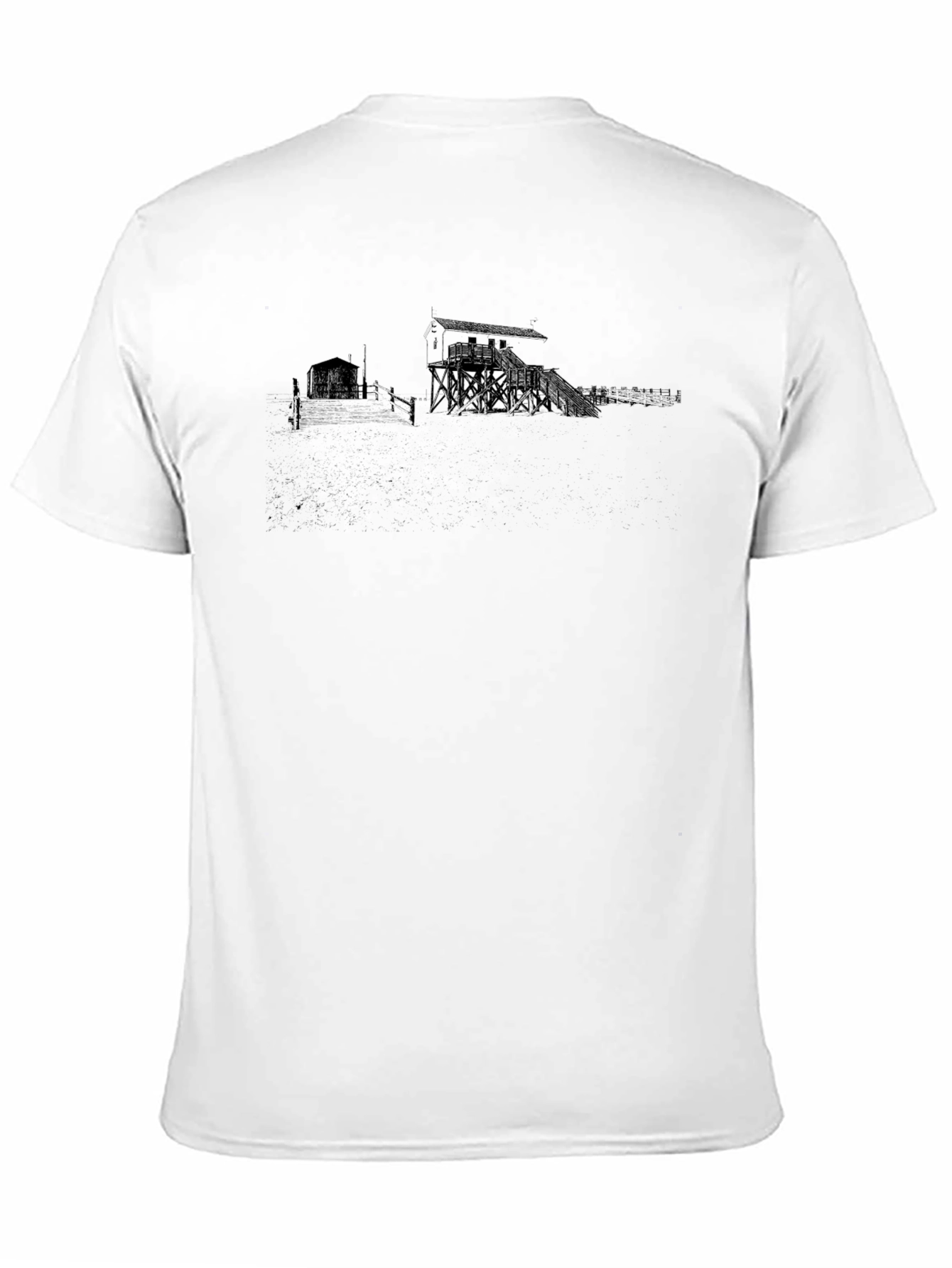 Graphic Print Black T-Shirt