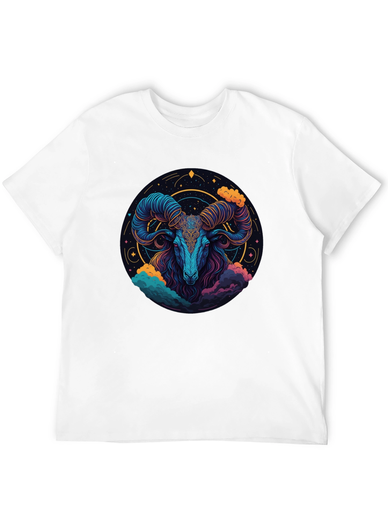Aries Zodiac Ram Graphic T-Shirt