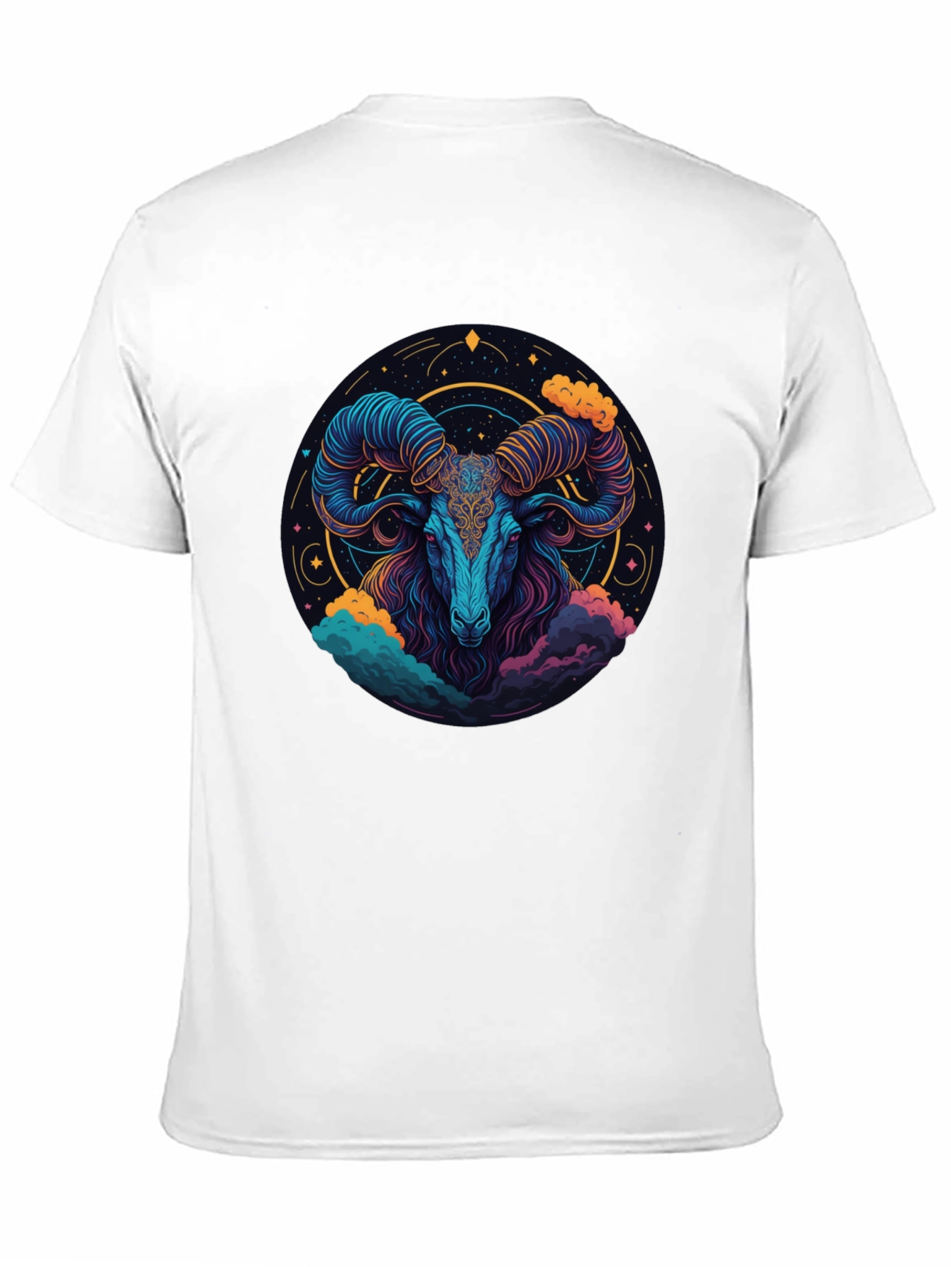 Aries Zodiac Ram Graphic T-Shirt