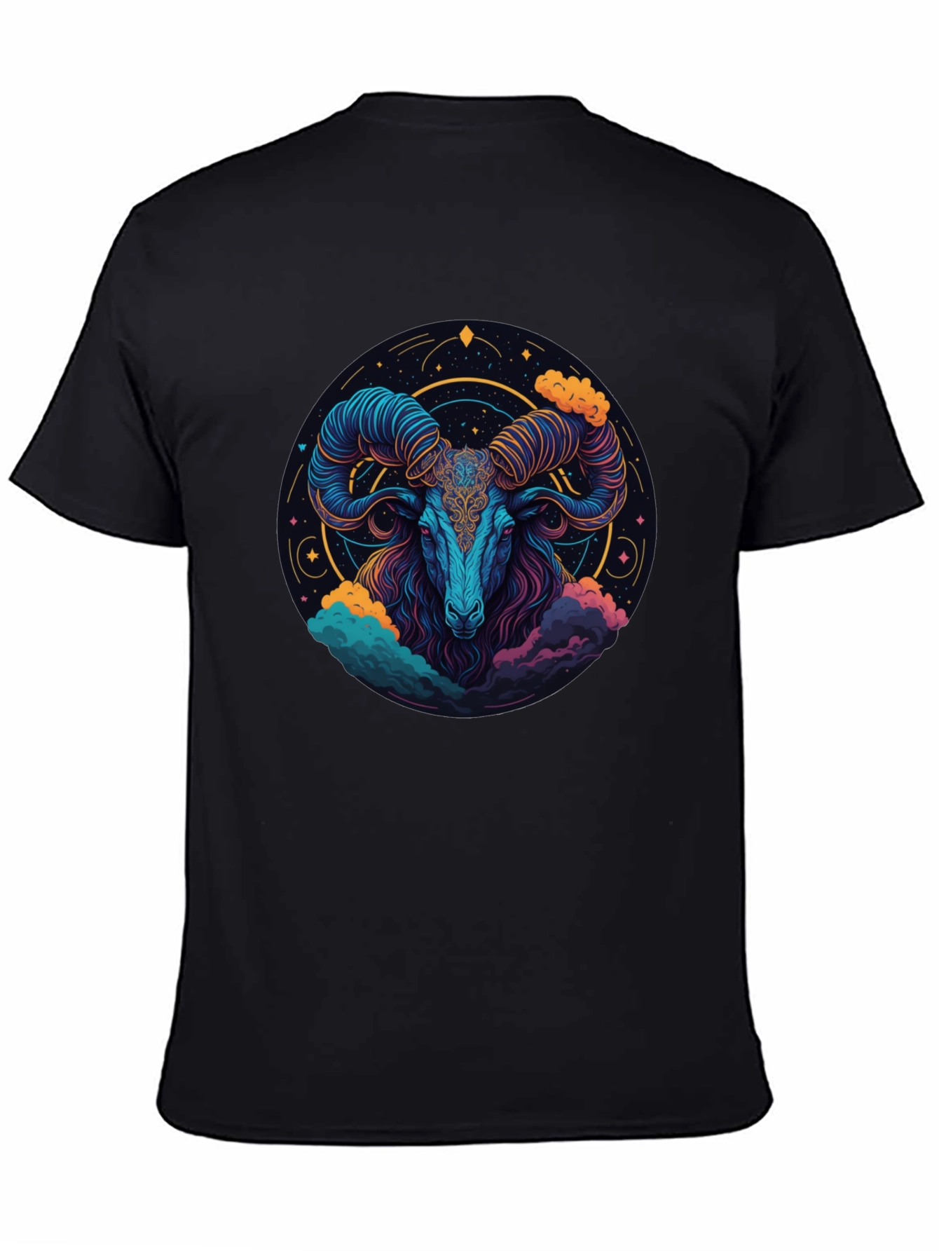 Aries Zodiac Ram Graphic T-Shirt