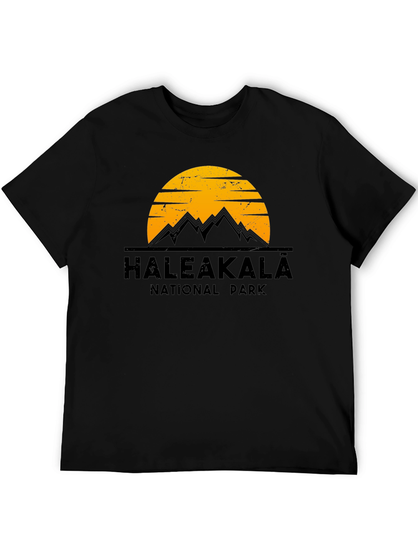 Haleakalā National Park Graphic Tee - Black Cotton T-Shirt