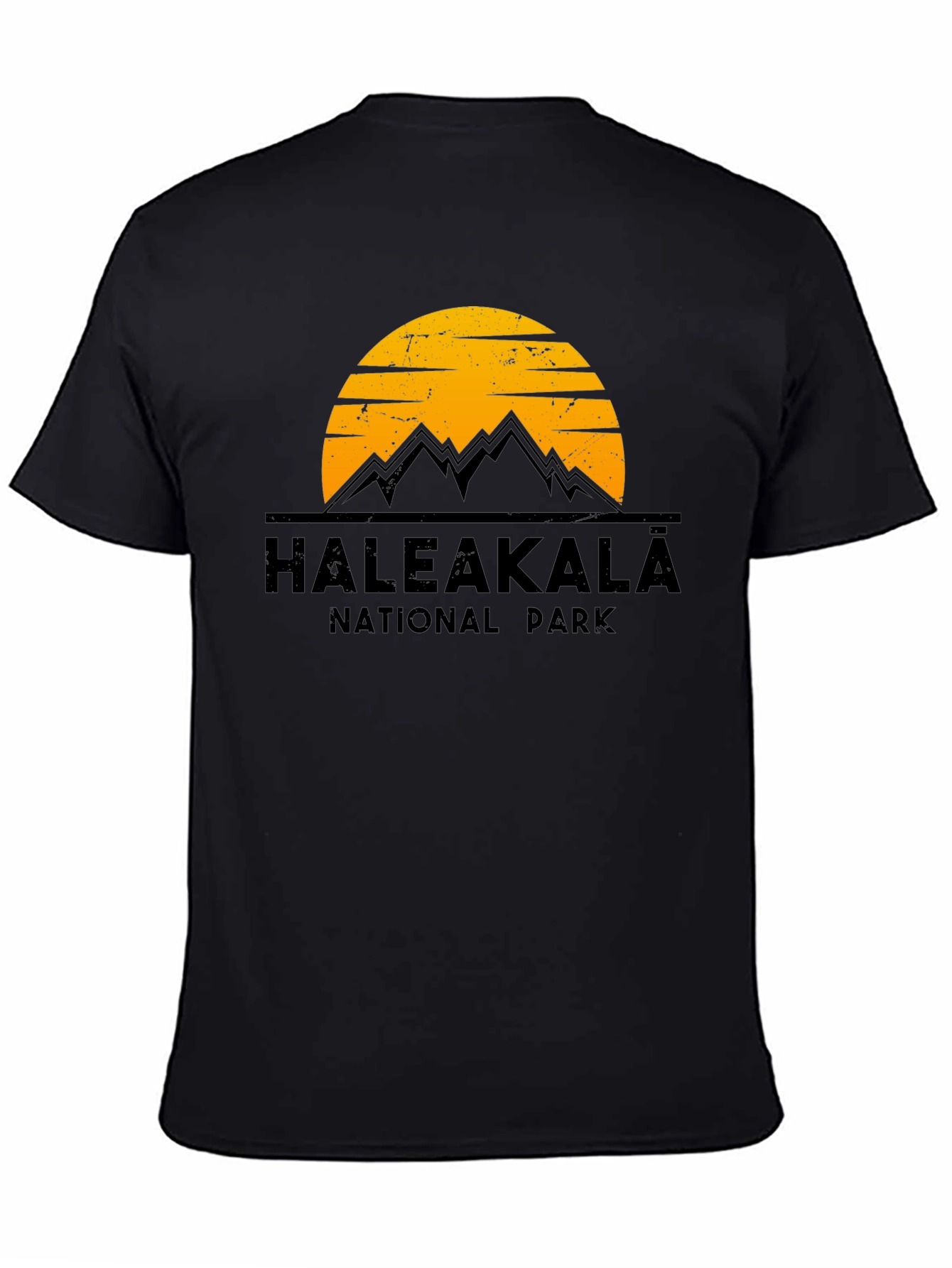Haleakalā National Park Graphic Tee - Black Cotton T-Shirt