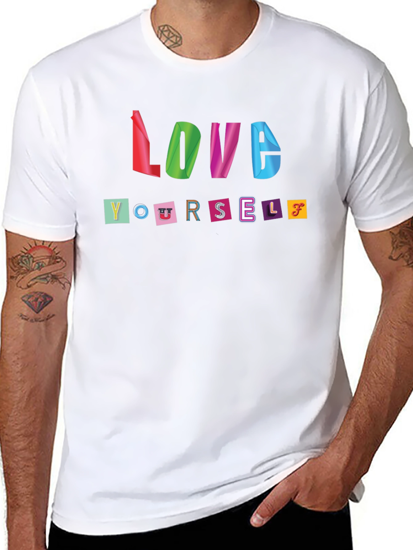 Love Yourself Graphic Tee - Stylish Comfort