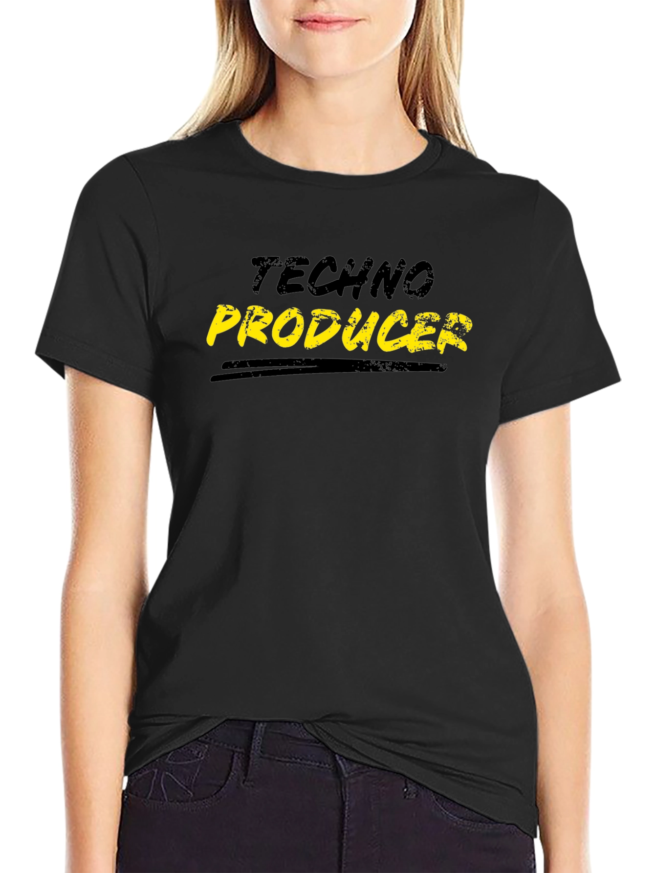 Techno Producer Black T-Shirt