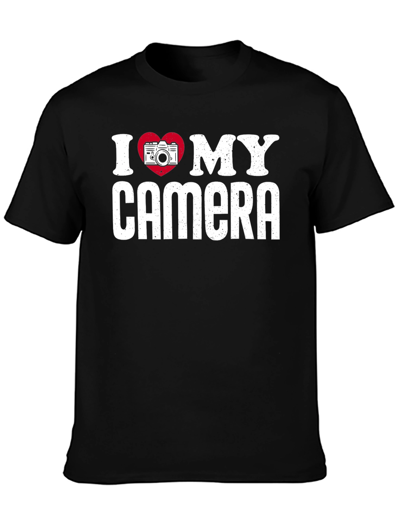 I Love My Camera Graphic Tee - Photographer Gift