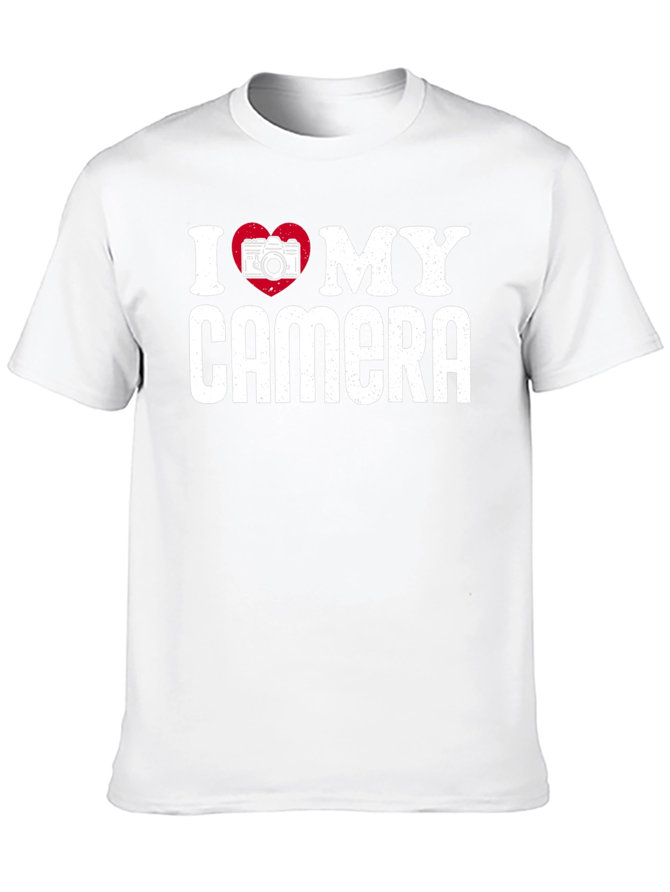I Love My Camera Graphic Tee - Photographer Gift