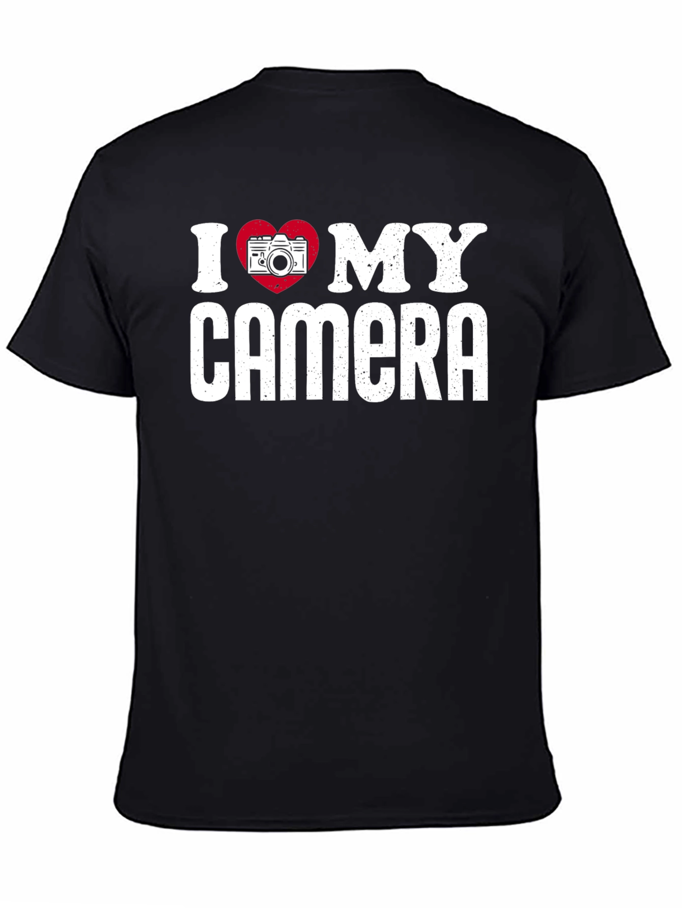 I Love My Camera Graphic Tee - Photographer Gift
