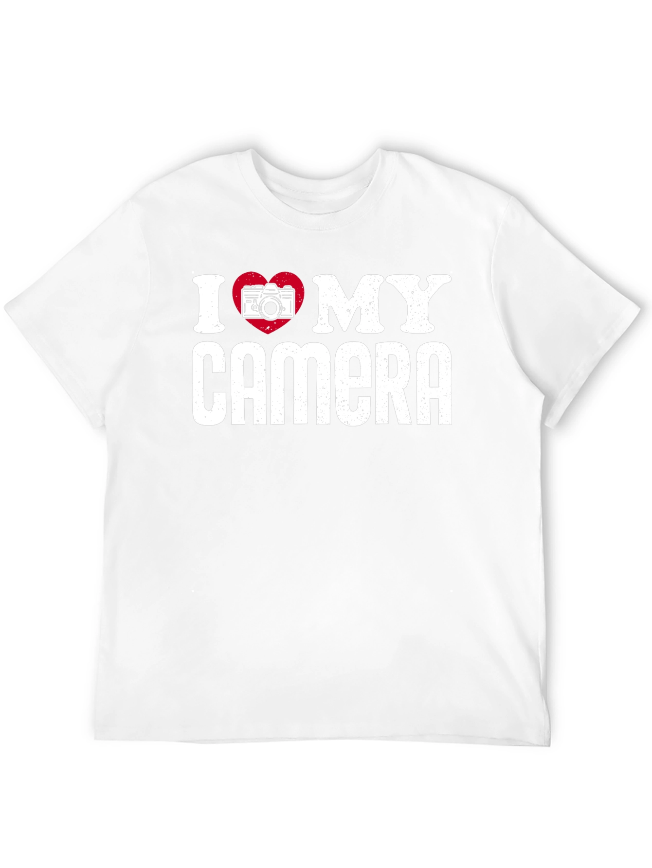 I Love My Camera Graphic Tee - Photographer Gift