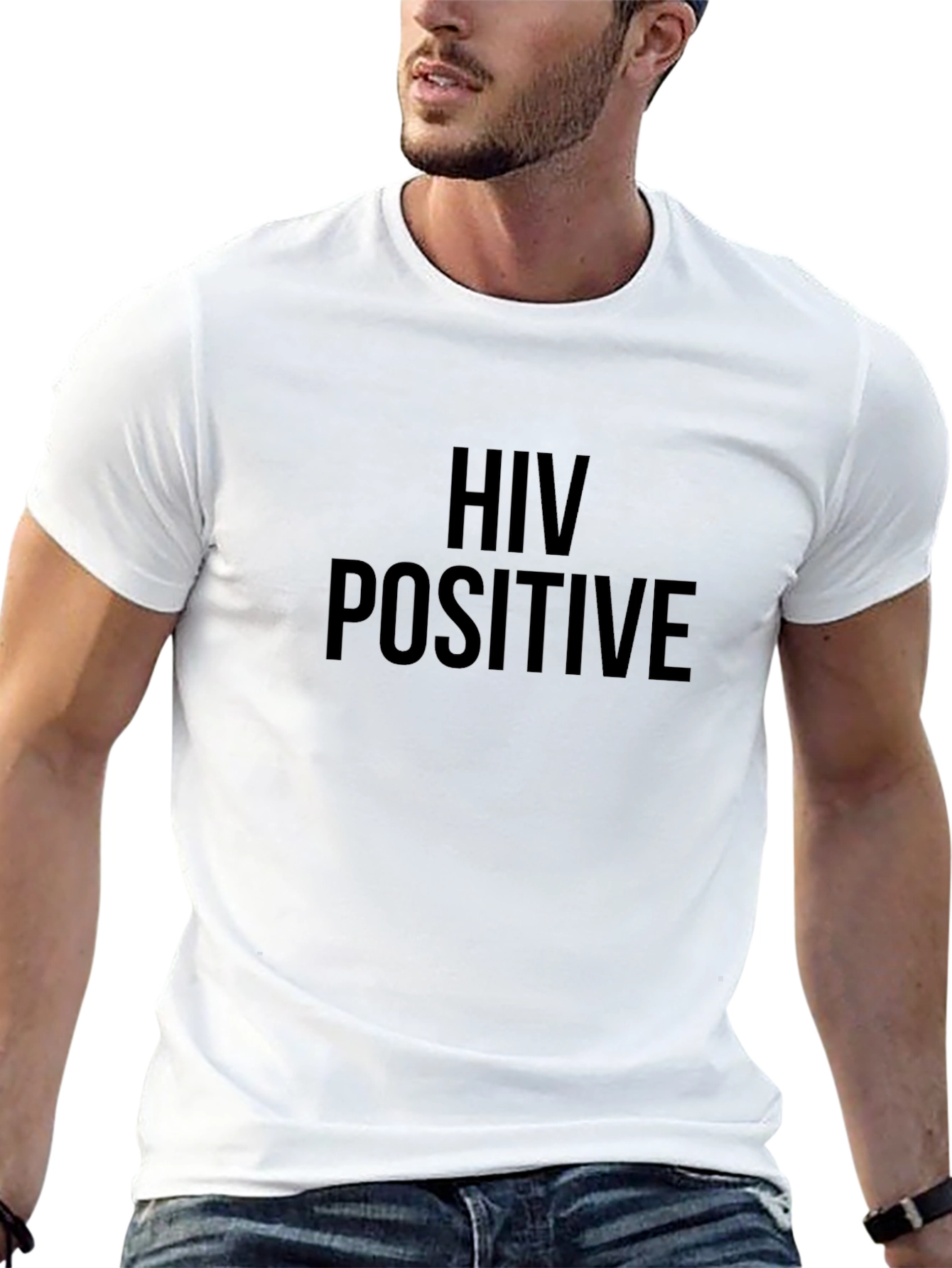 HIV Positive Graphic T-Shirt - Awareness & Support