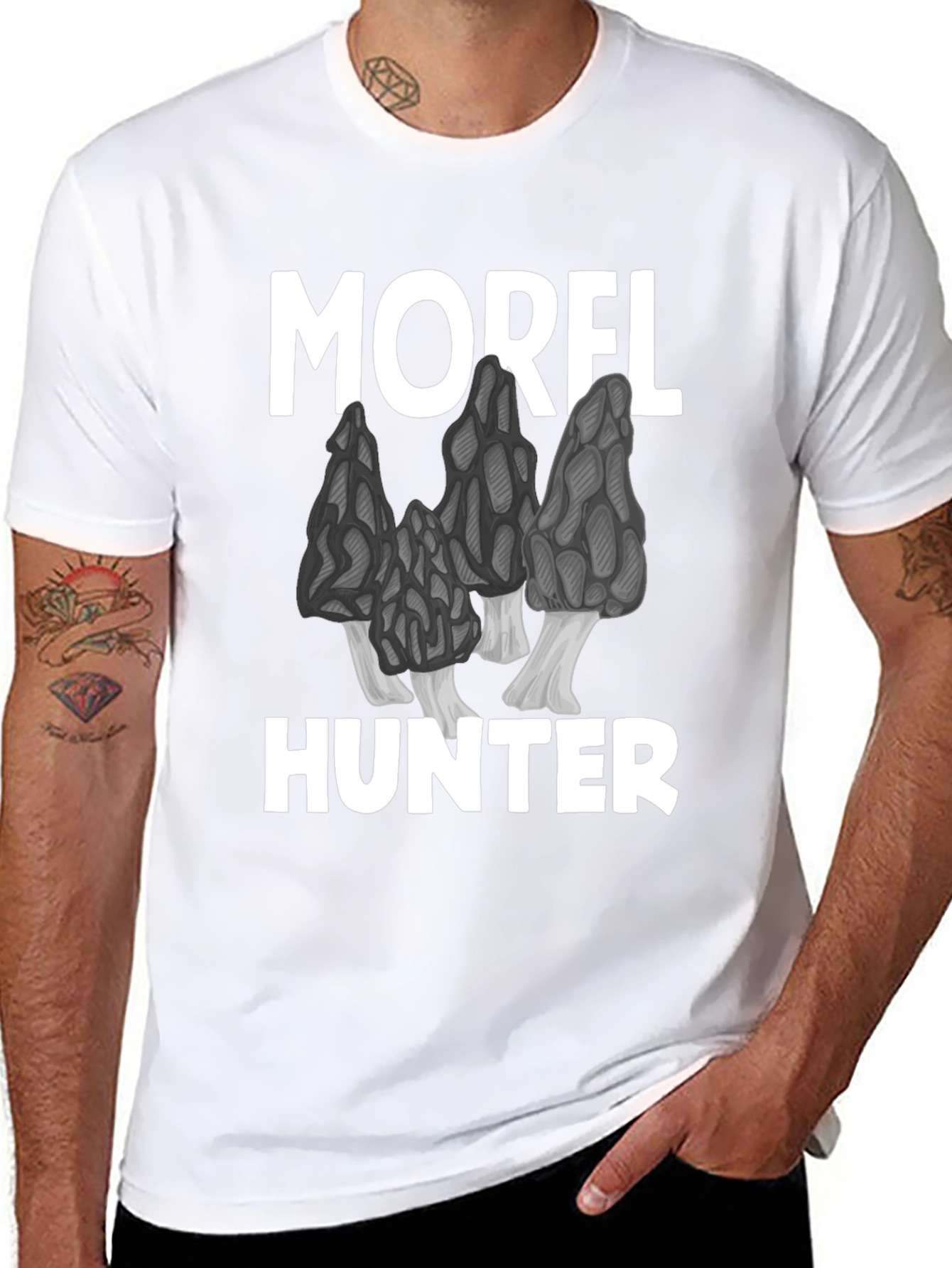 Morel Hunter Graphic T-Shirt