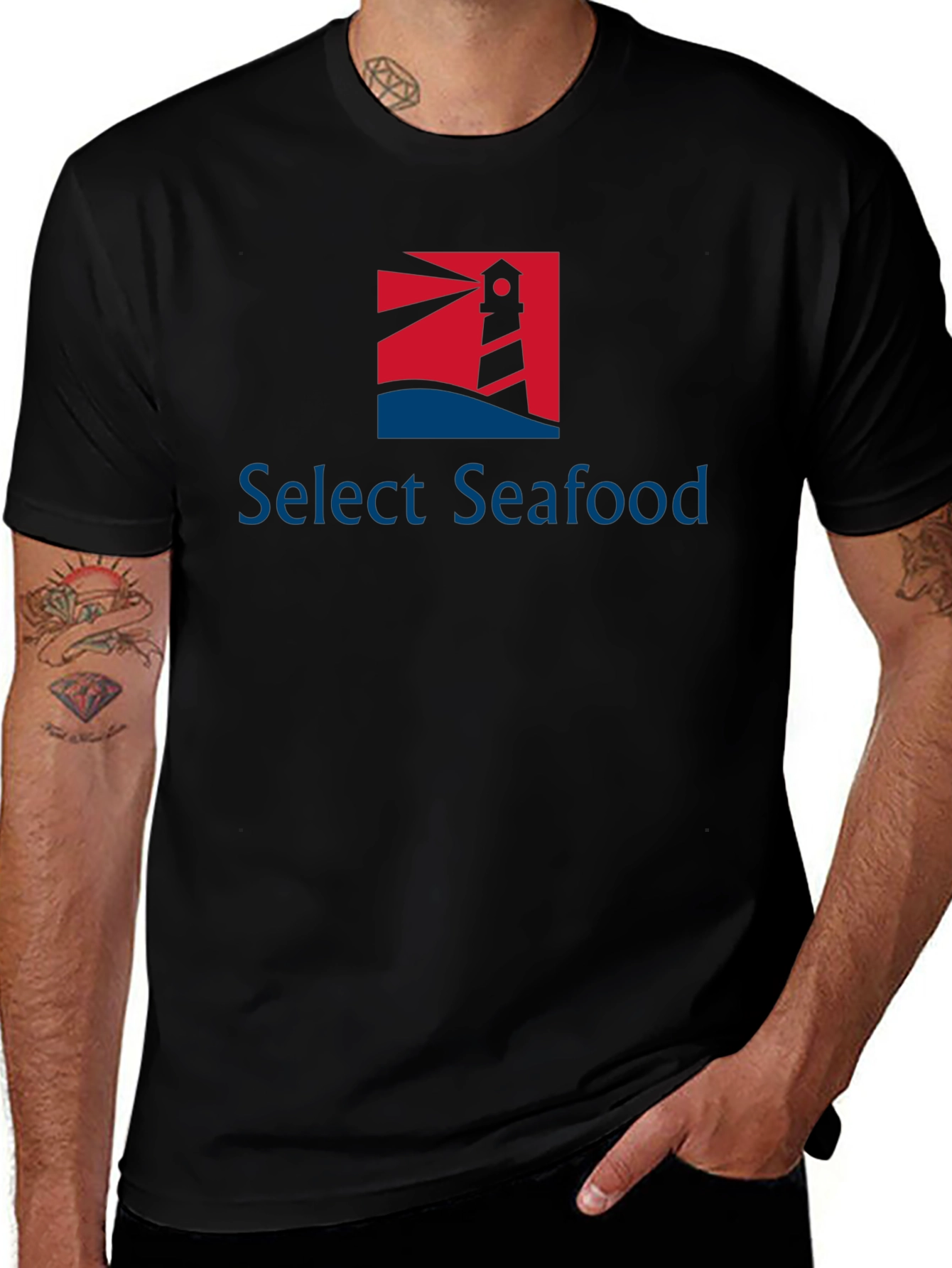 Select Seafood Lighthouse Graphic Tee