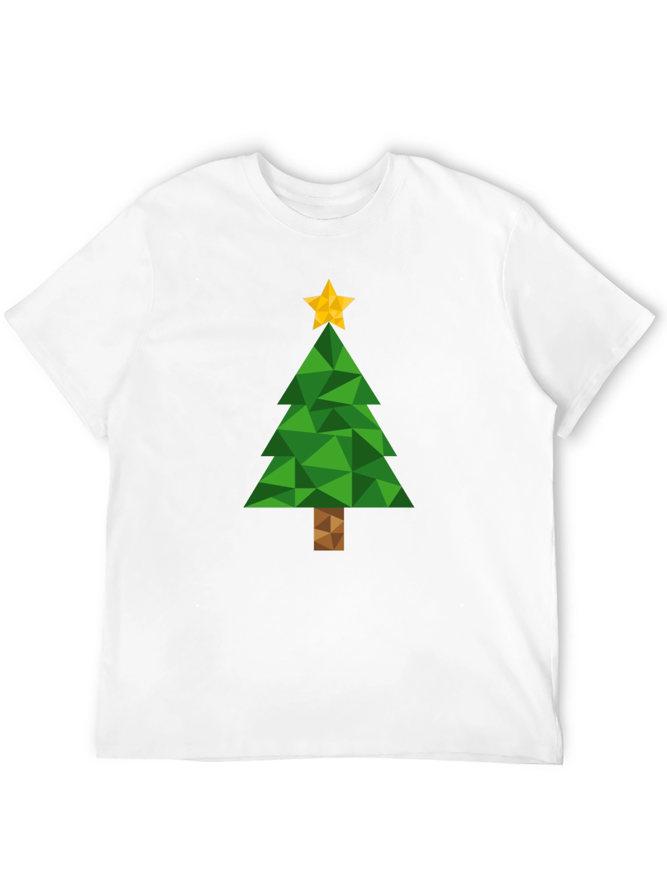 Geometric Christmas Tree T-Shirt