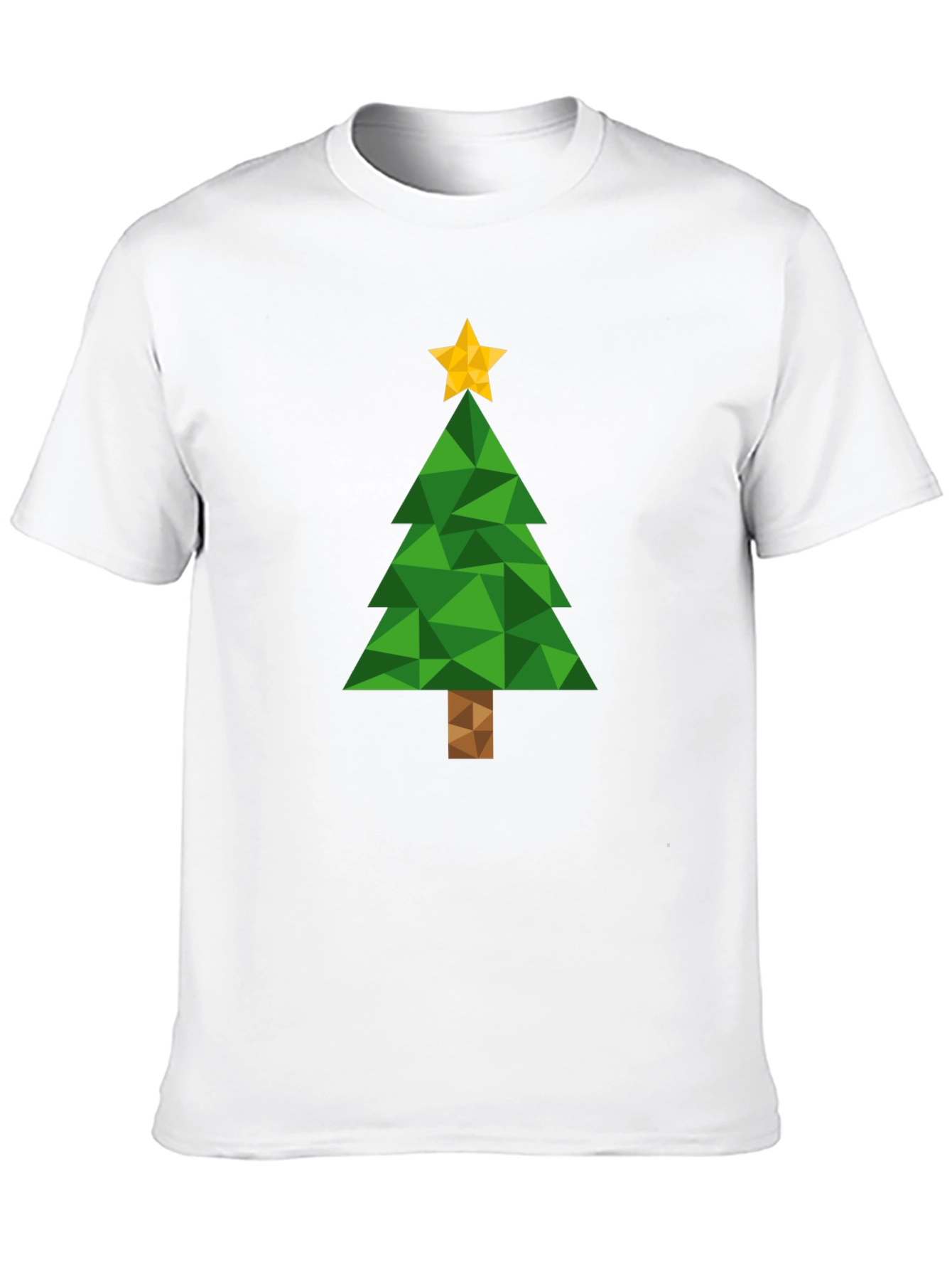 Geometric Christmas Tree T-Shirt