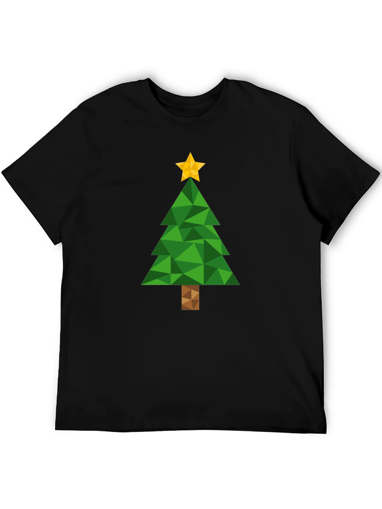 Geometric Christmas Tree T-Shirt