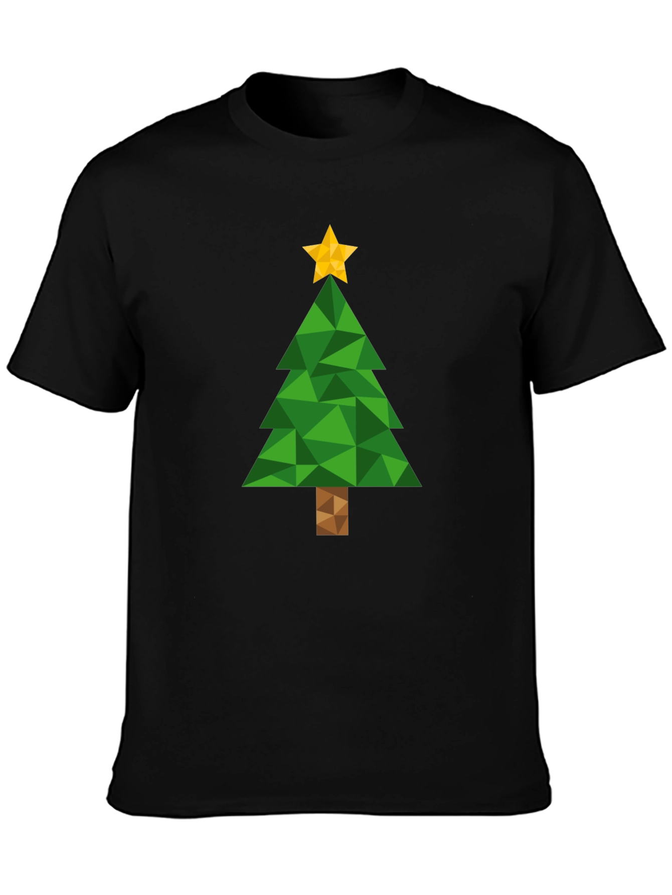 Geometric Christmas Tree T-Shirt
