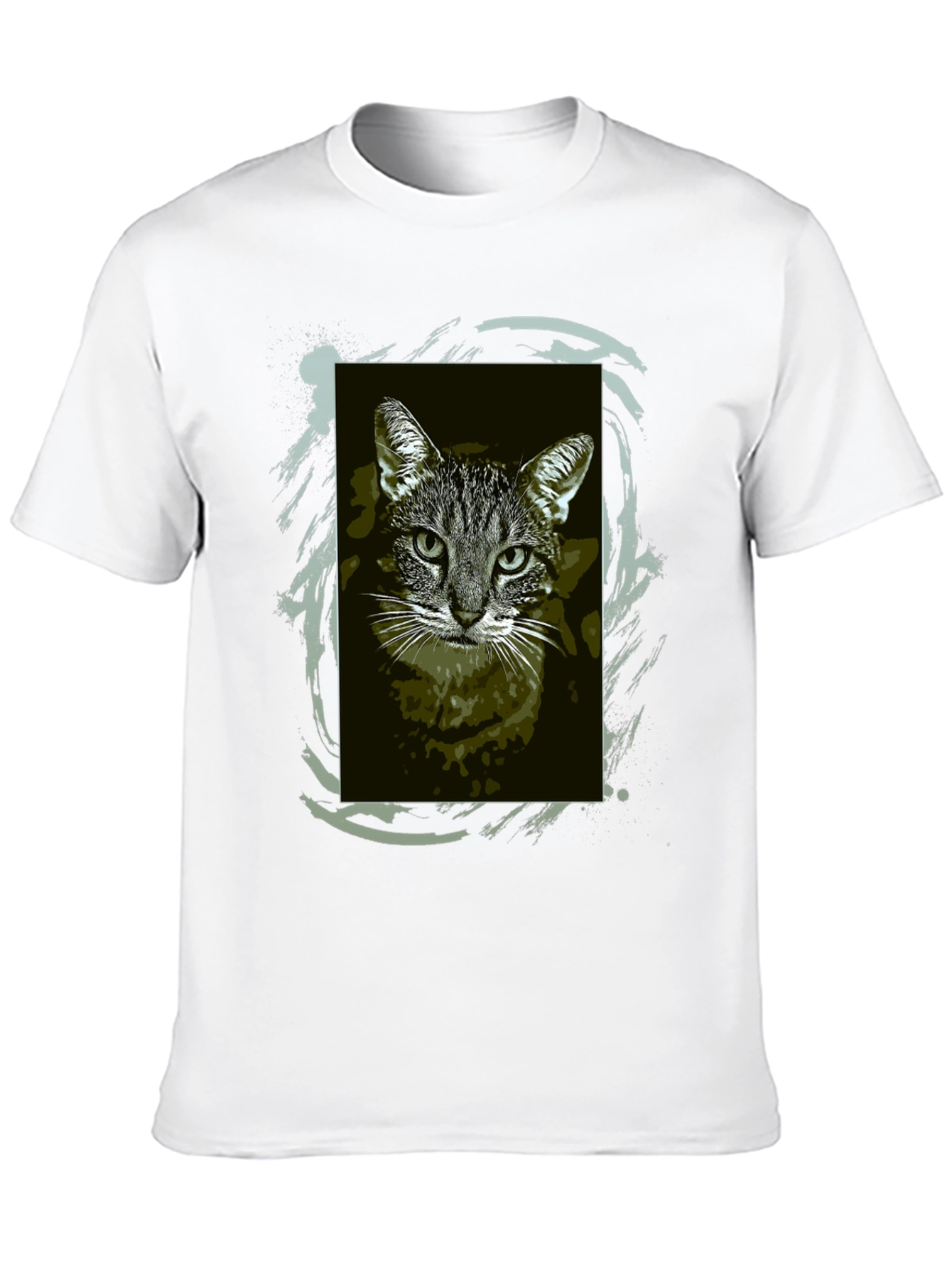 Cool Cat Graphic Tee - Black Unisex T-Shirt