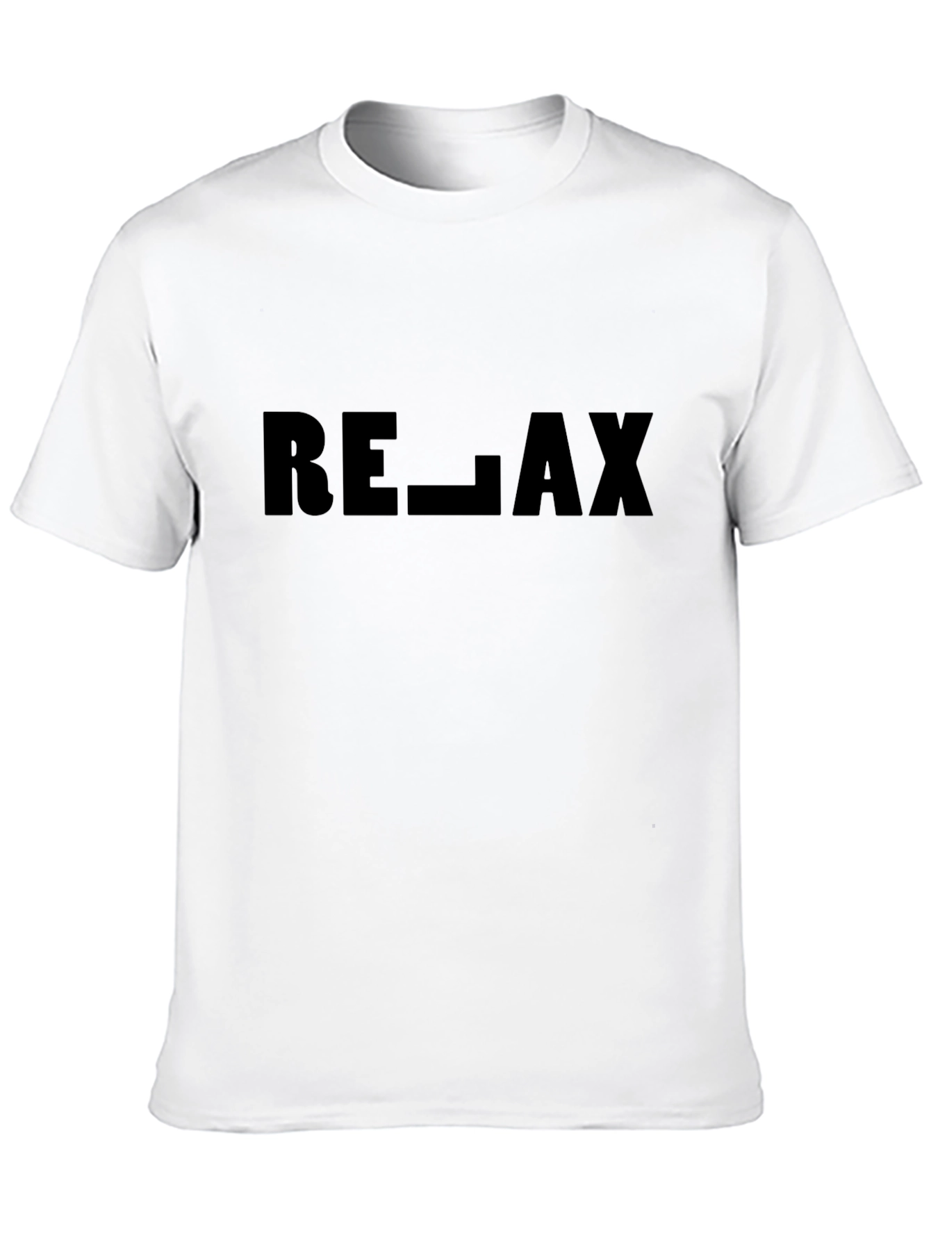 Relax Graphic Tee - Mens Black T-Shirt