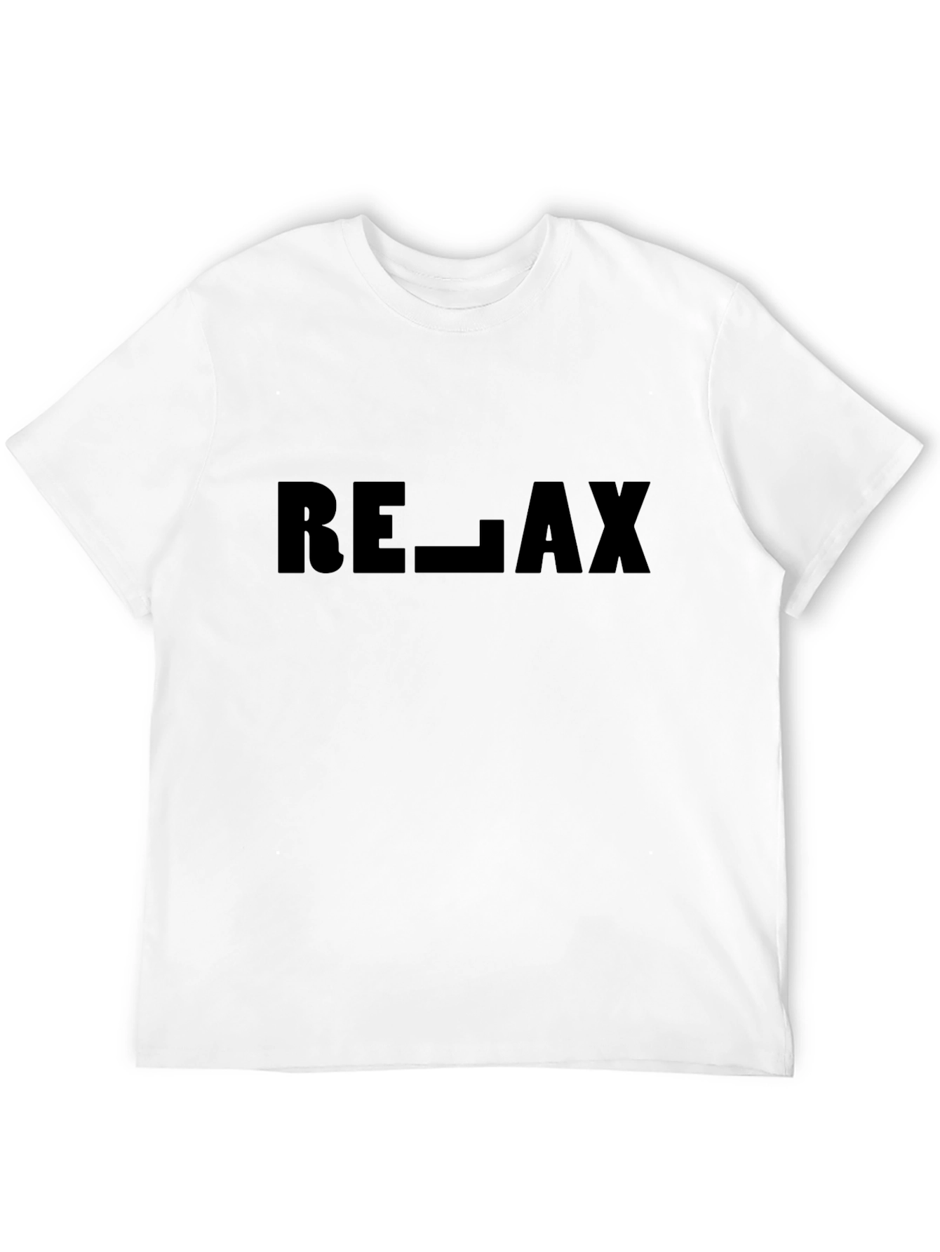 Relax Graphic Tee - Mens Black T-Shirt