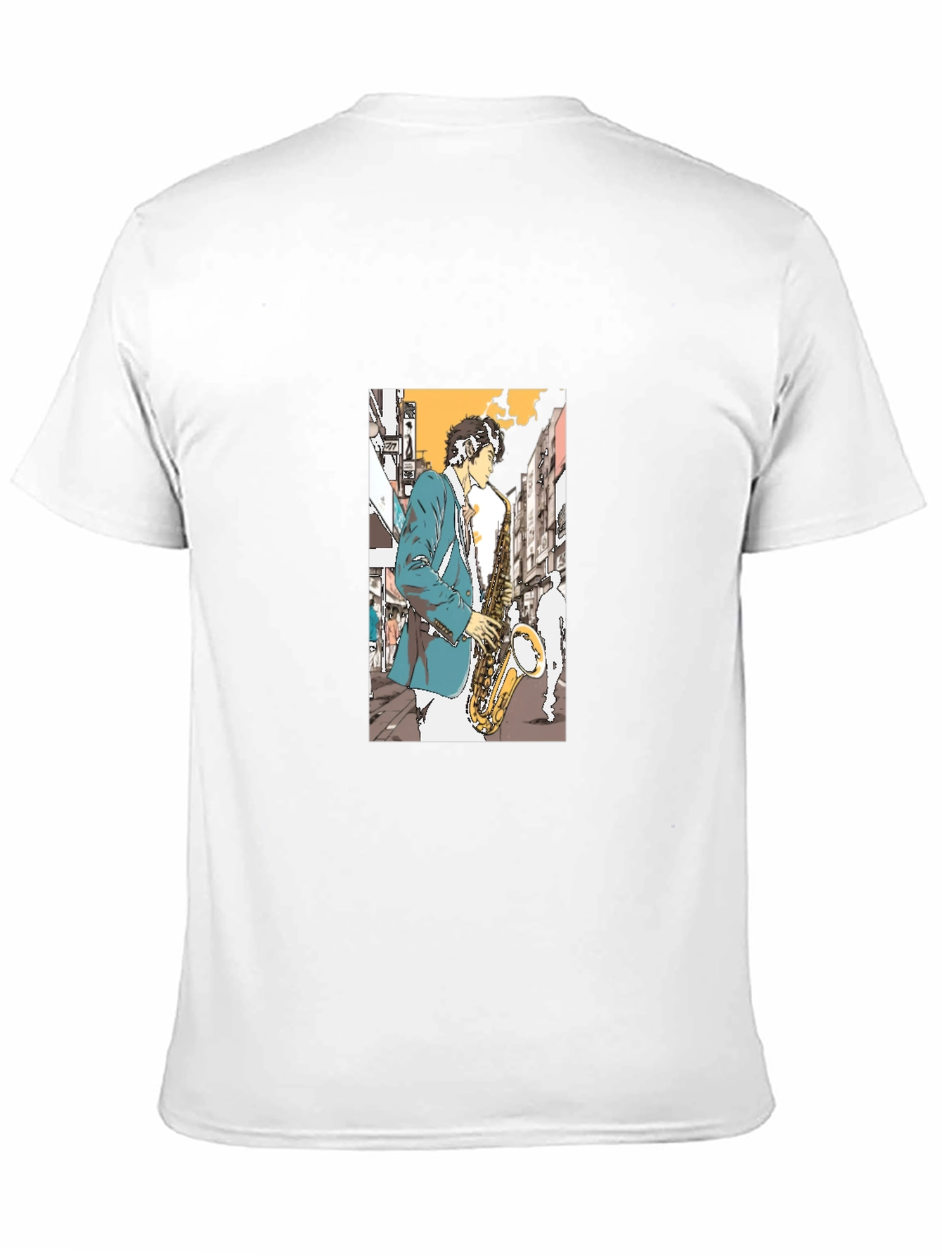 Jazz Saxophone Player Graphic Tee