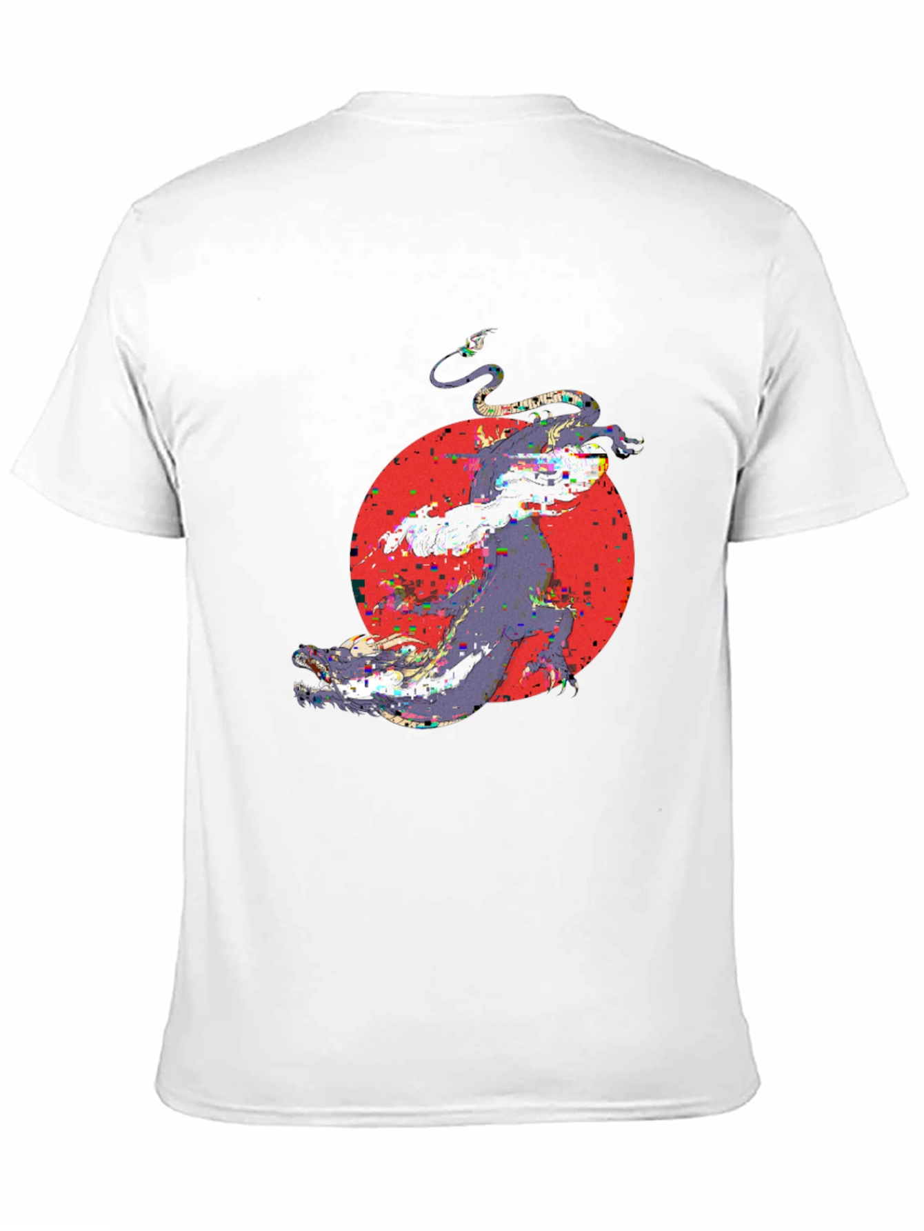 Abstract Graphic Print Black T-Shirt