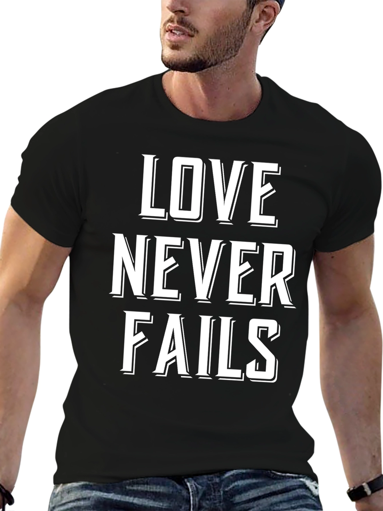Love Never Fails Graphic T-Shirt