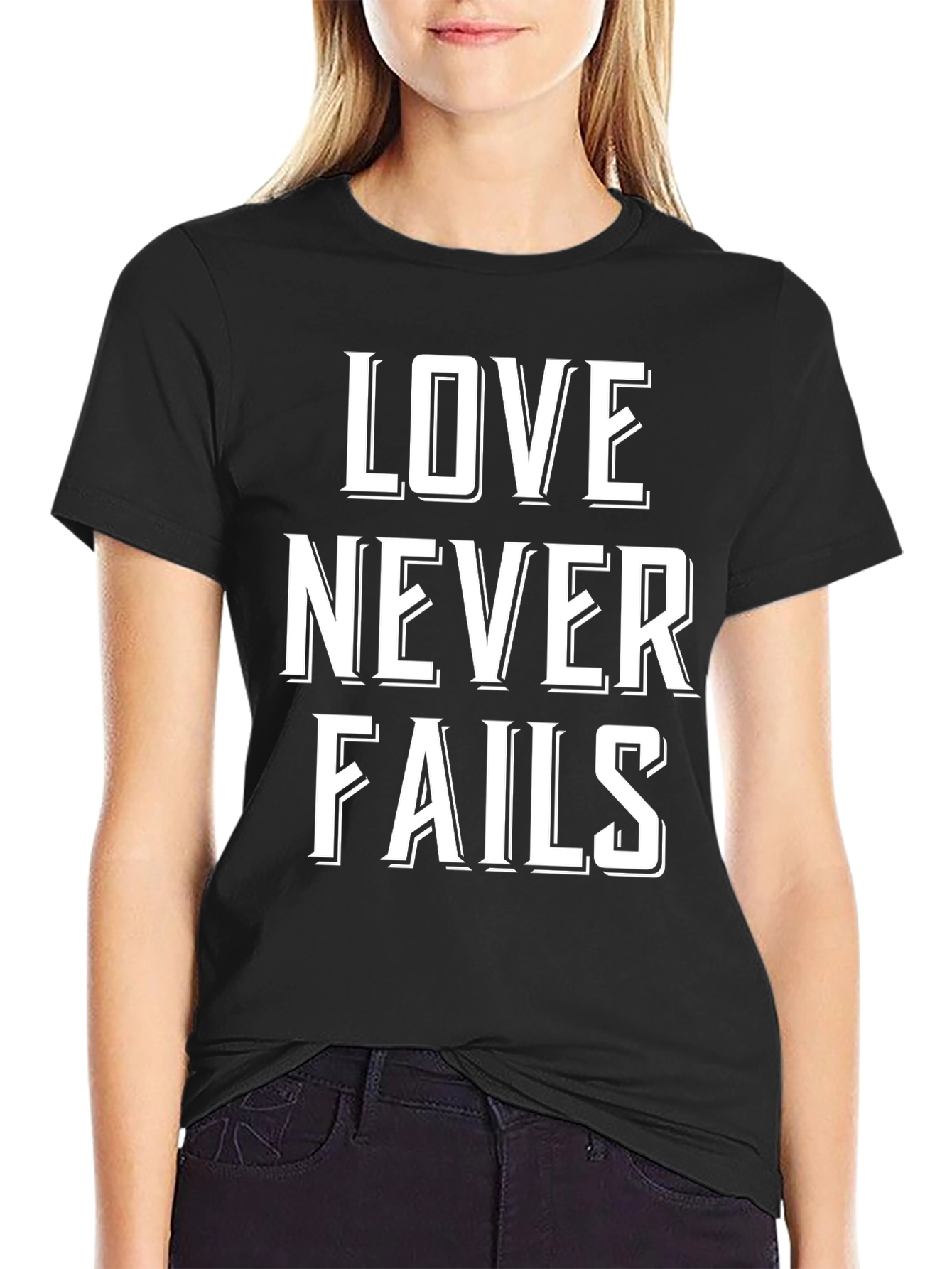Love Never Fails Graphic T-Shirt