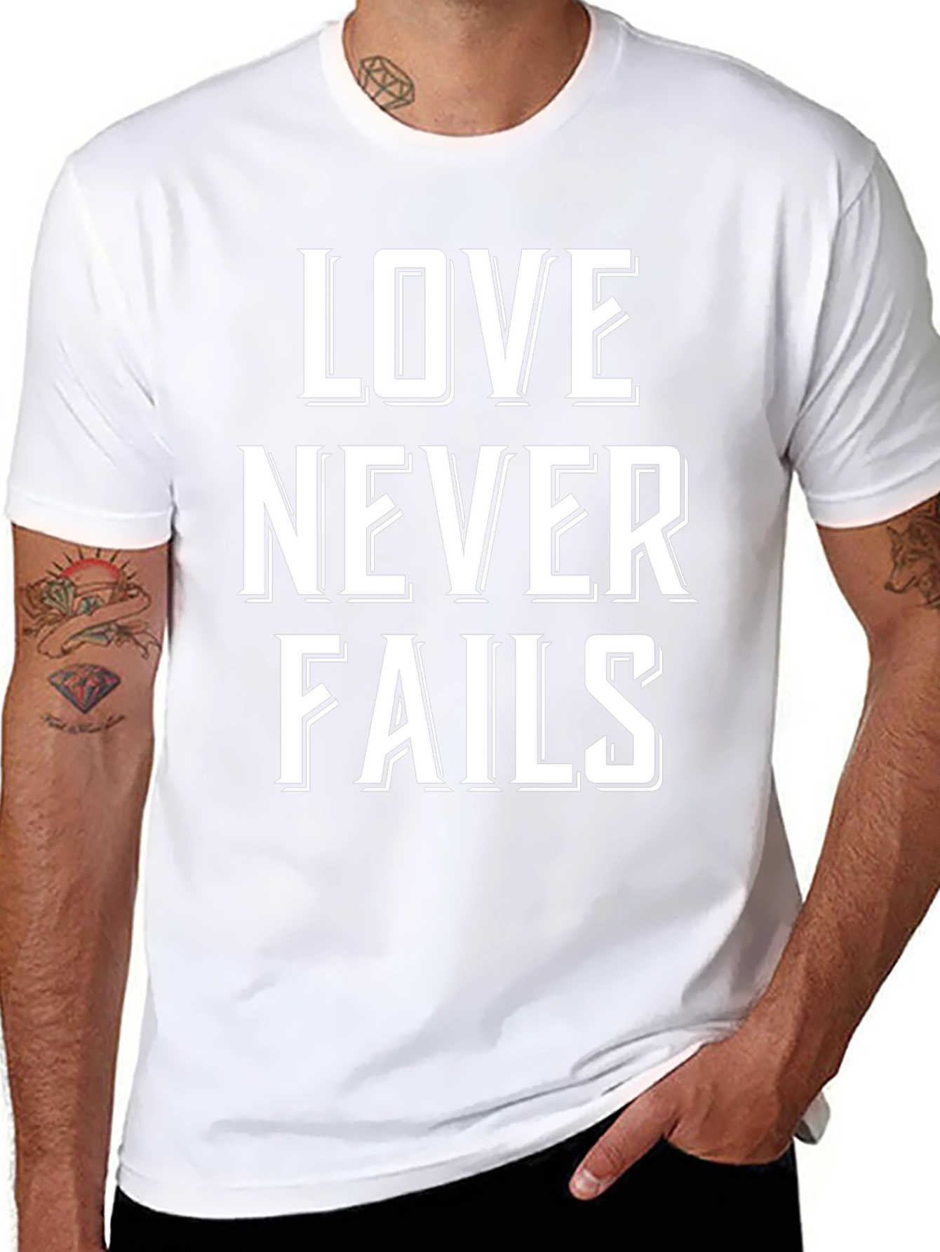 Love Never Fails Graphic T-Shirt