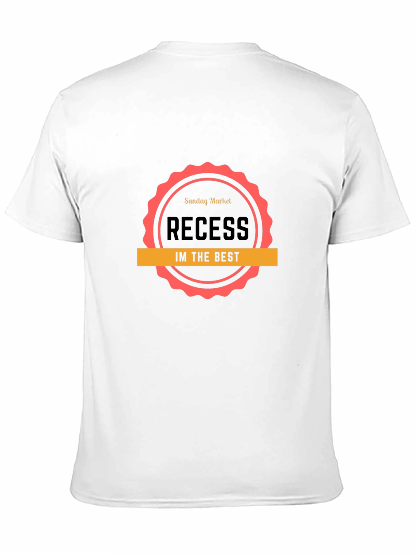Recess Im The Best Black Graphic T-Shirt