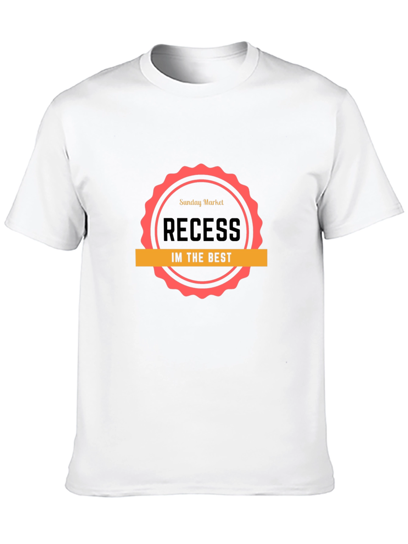 Recess Im The Best Black Graphic T-Shirt