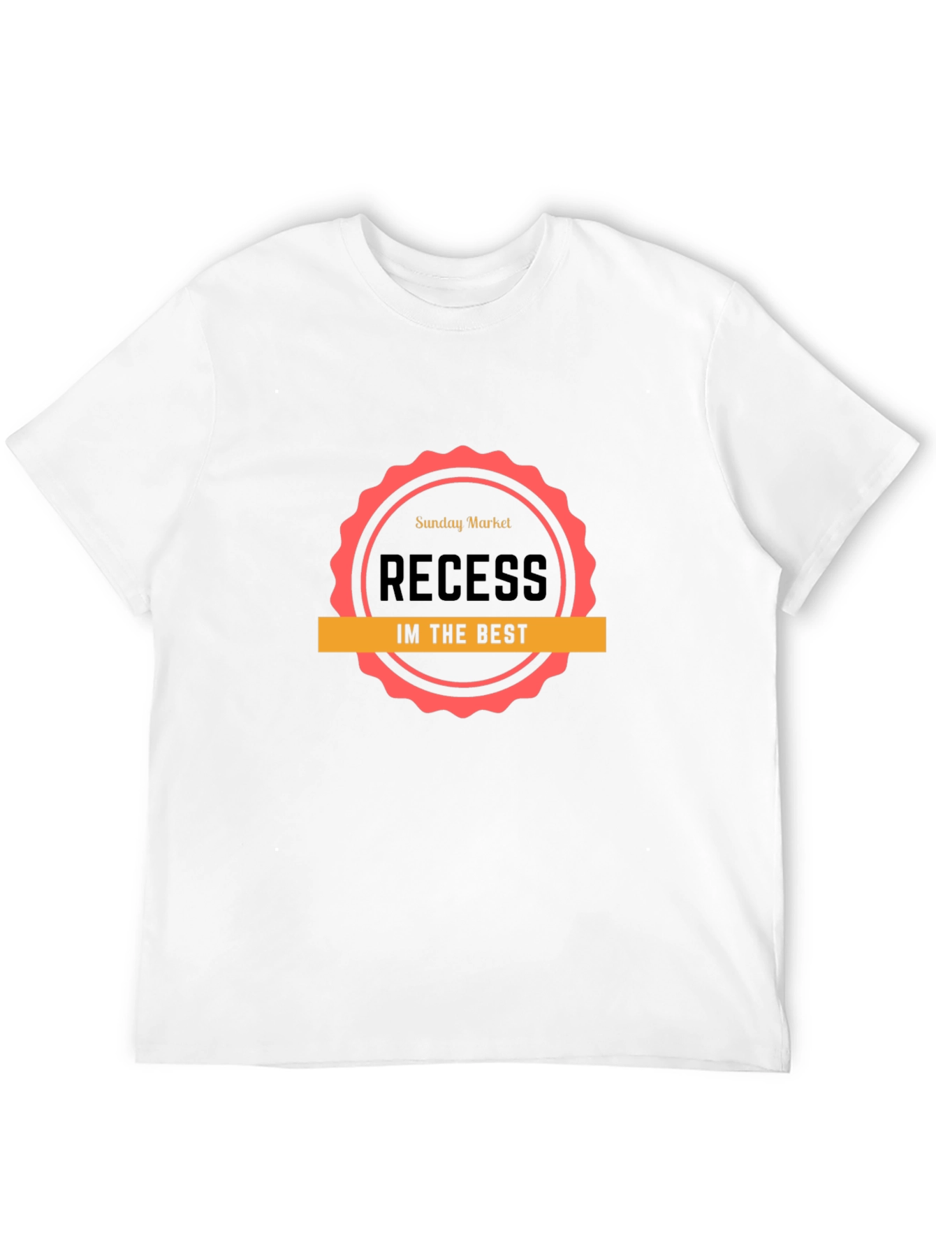 Recess Im The Best Black Graphic T-Shirt