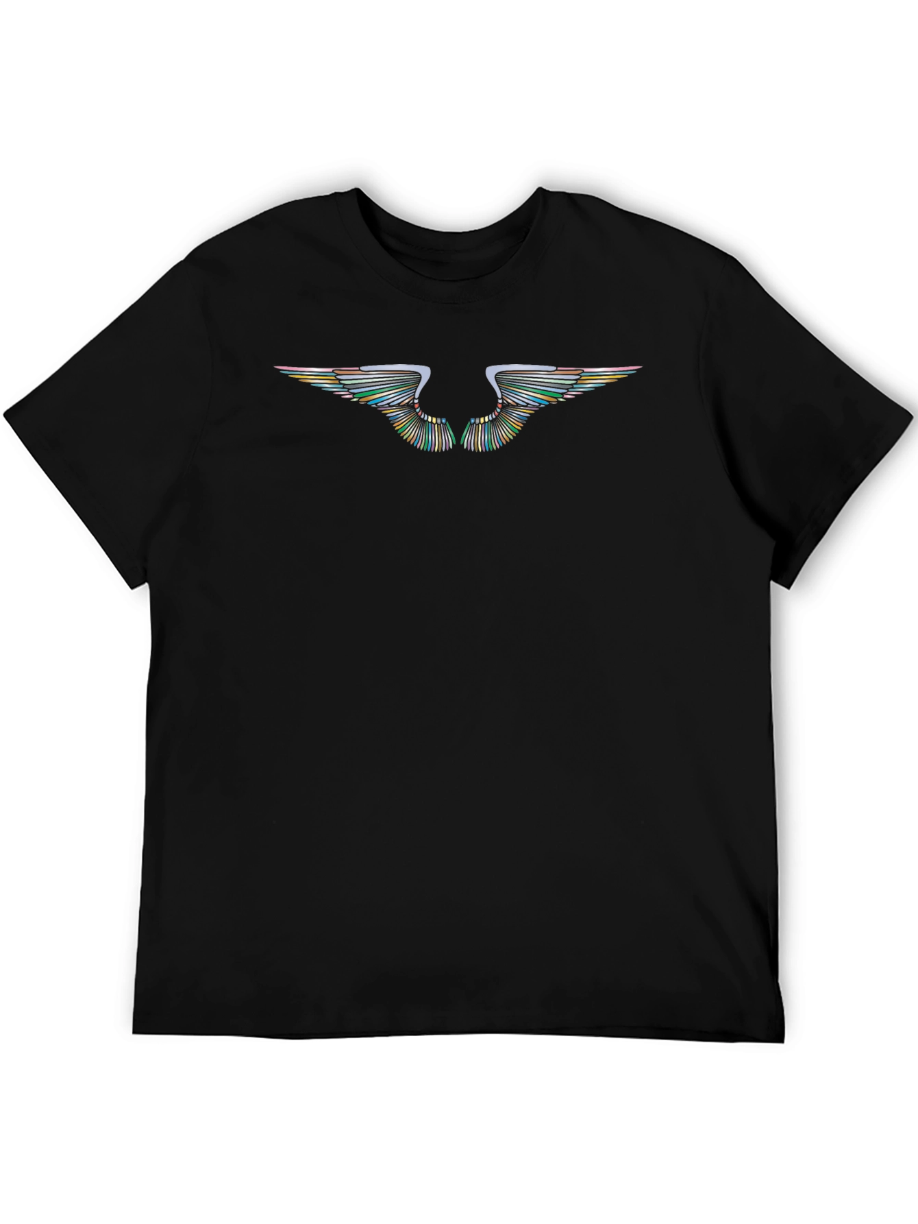 Winged Graphic Black T-Shirt
