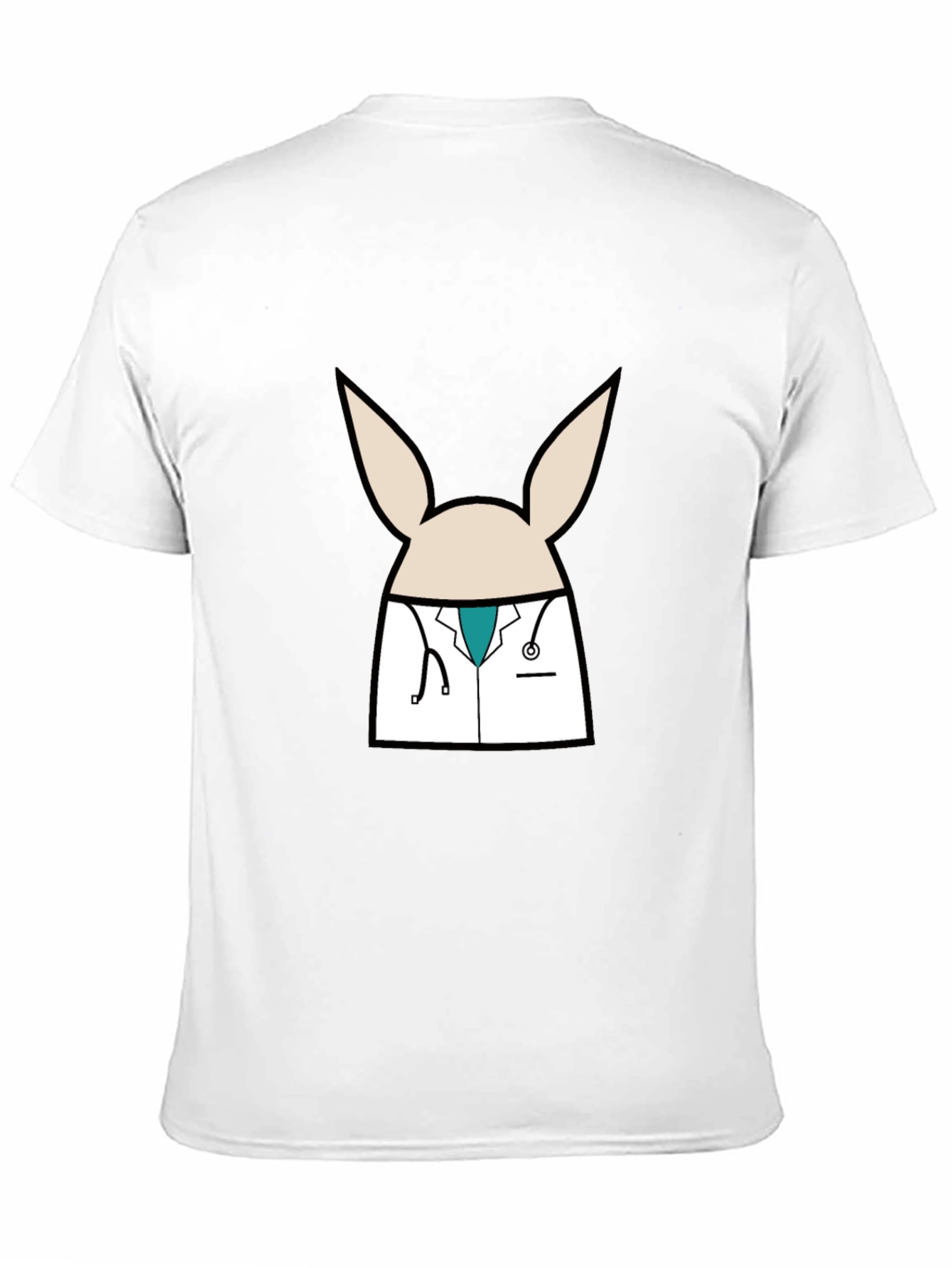 Doctor Bunny Black T-Shirt