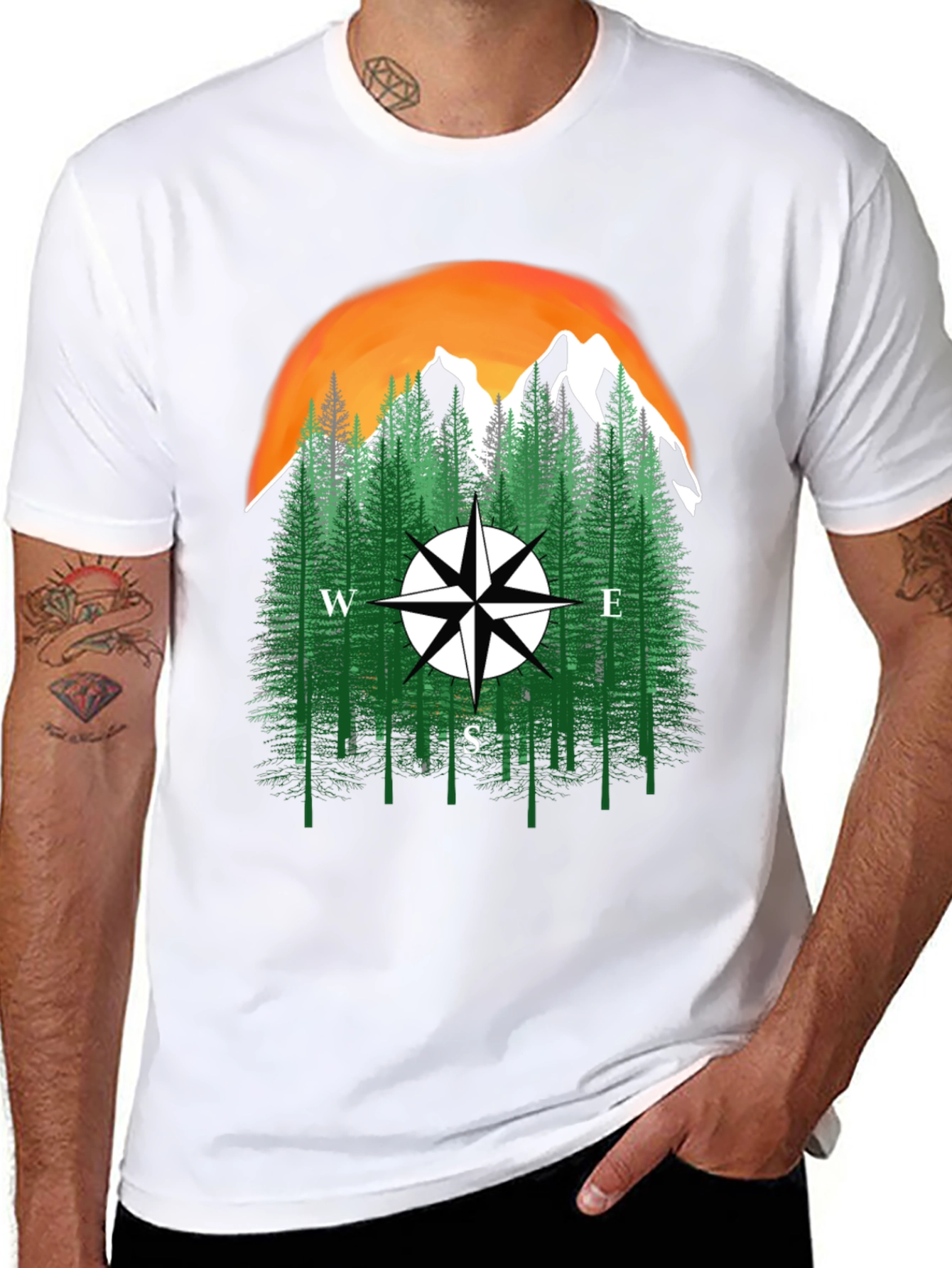 Adventure Compass Graphic Tee